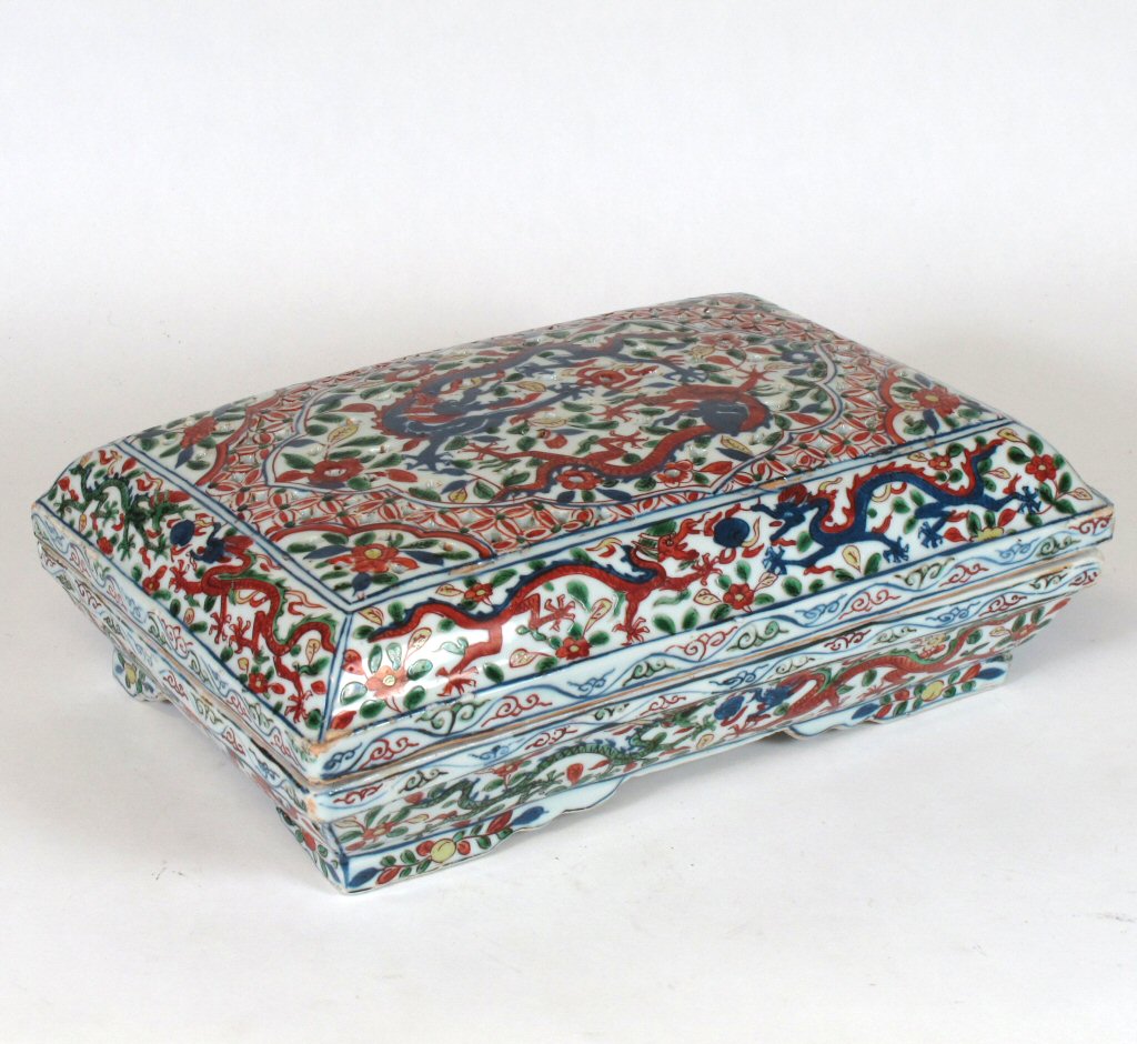 CHINESE WUCAI BOX AND COVER