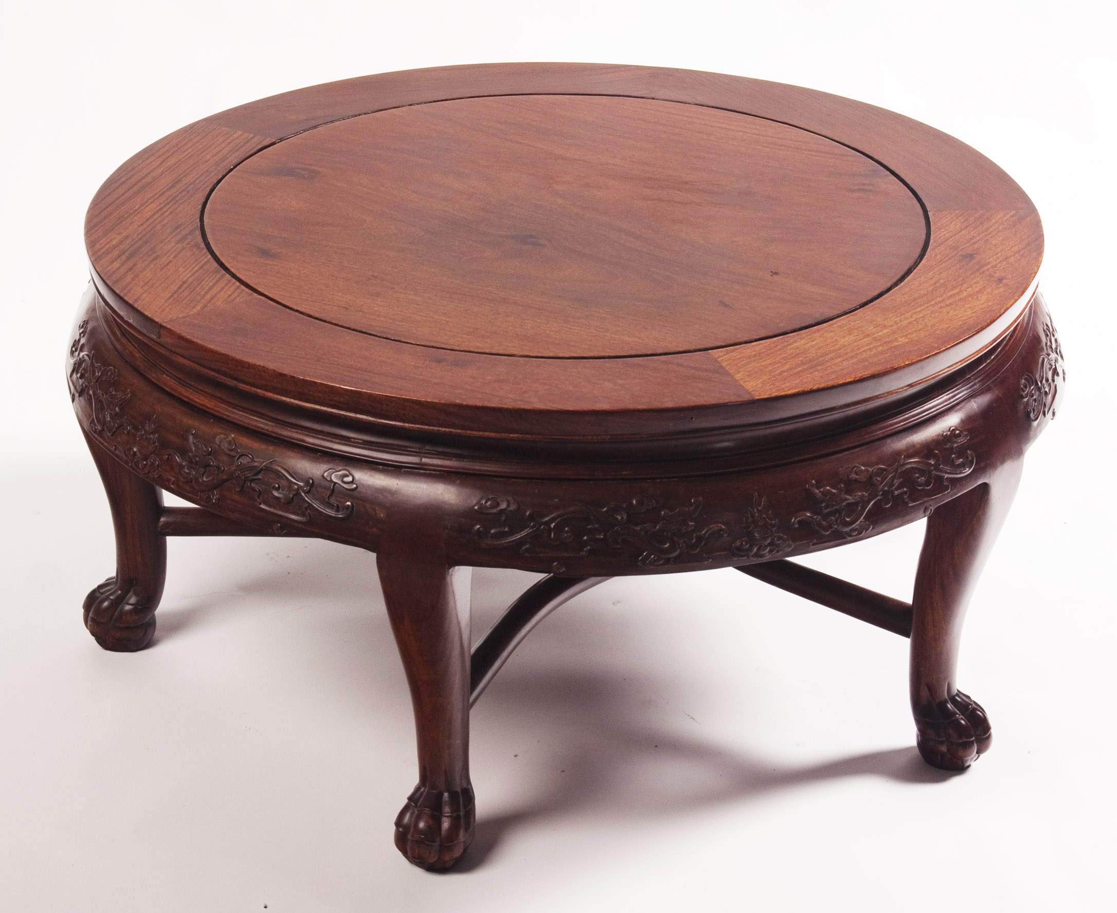 A Chinese low circular table