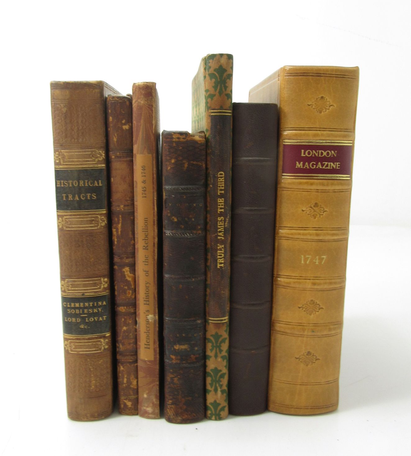 1715 & 1745 RISINGS, A COLLECTION OF 15 BOOKS AND PAMPHLETS, BOUND IN 7 VOLUMES, INCLUDING