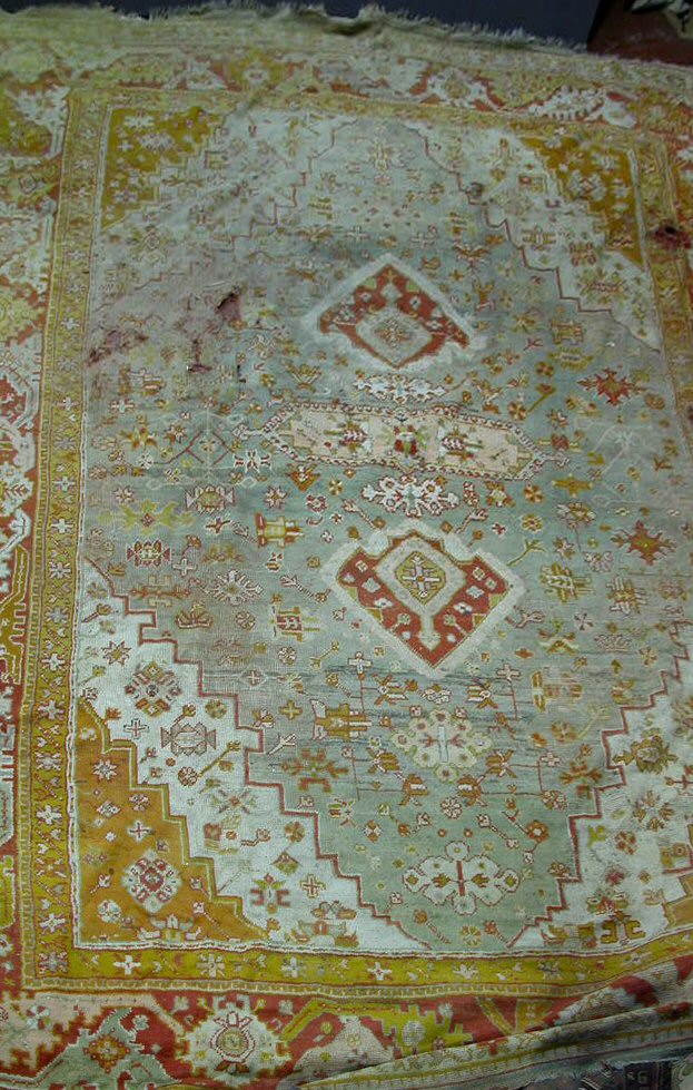A large Ushak carpet,