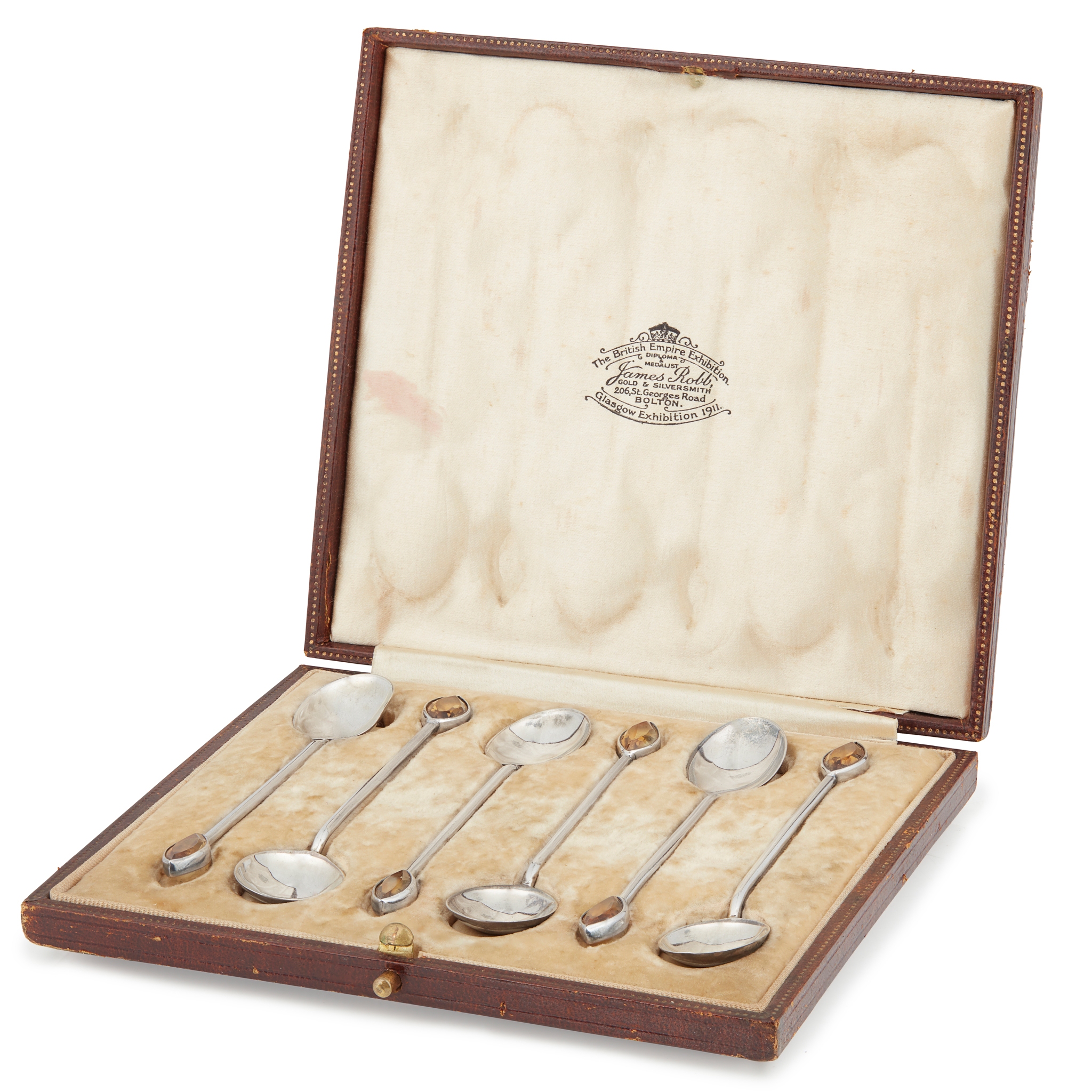 Stonehaven - A cased set of six Scottish Provincial coffee spoons