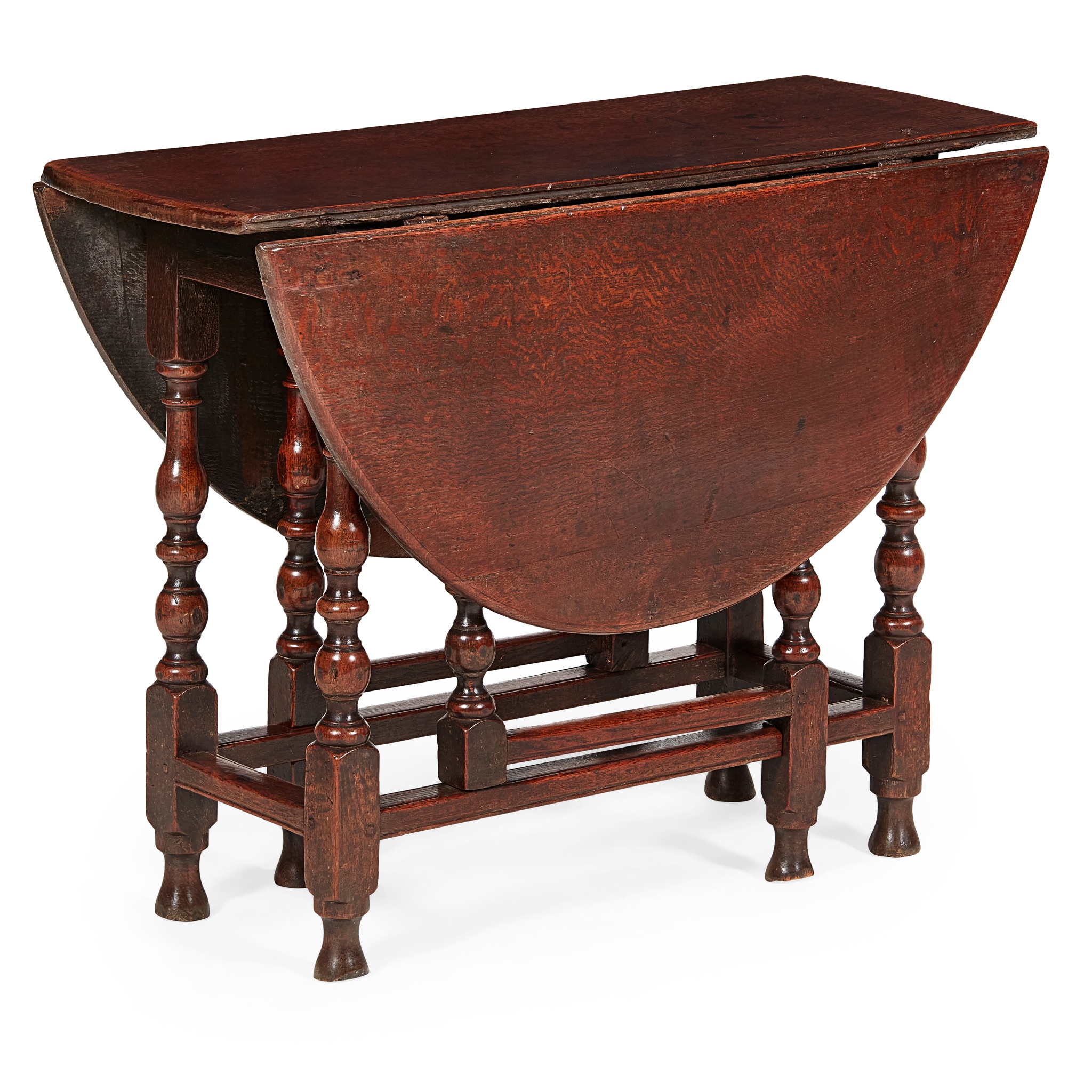 EARLY GEORGIAN OAK GATELEG TABLE
