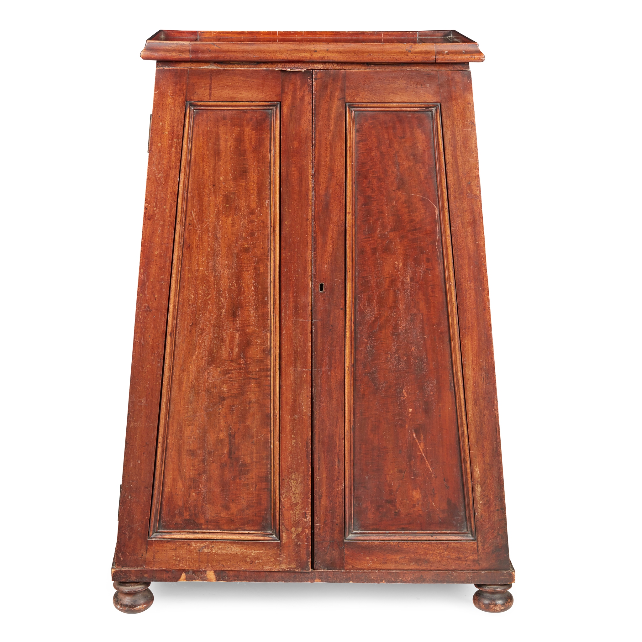 A GEORGE IV MAHOGANY FOLIO CABINET