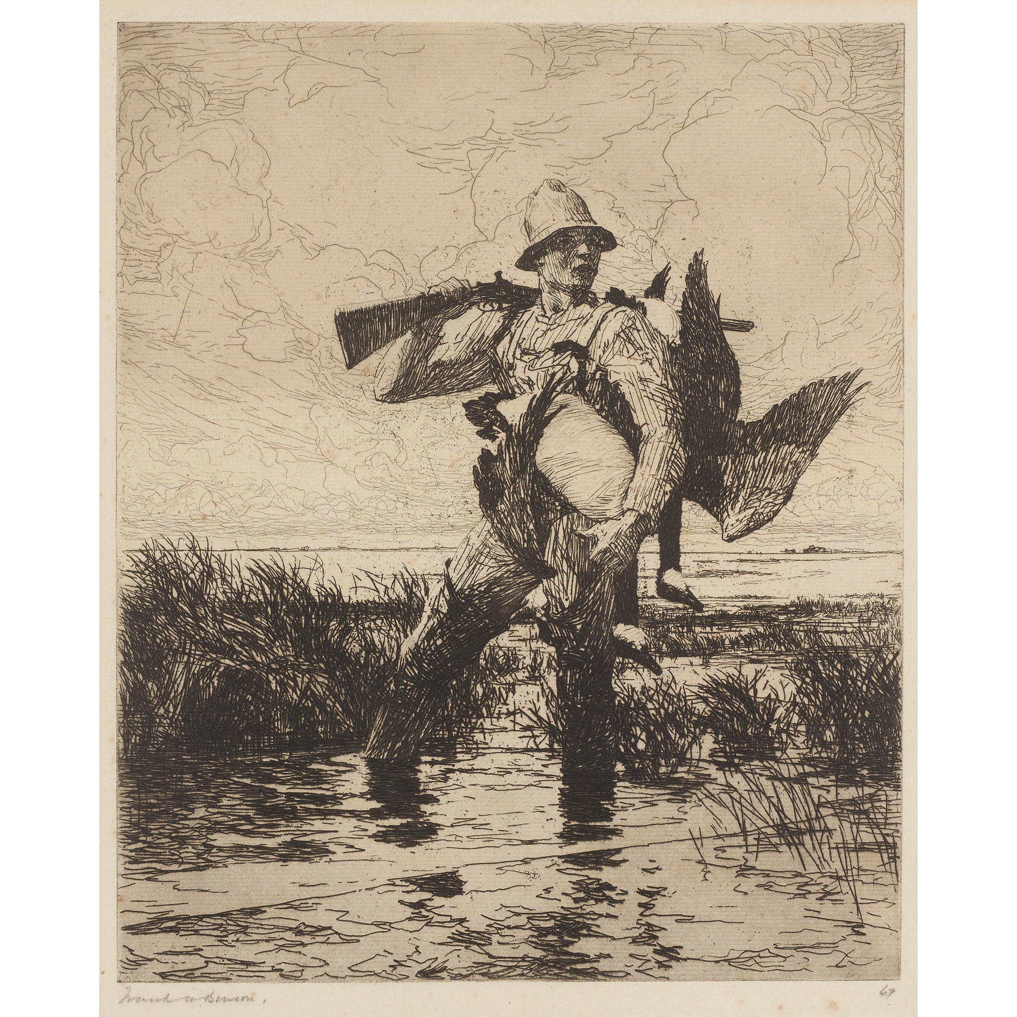 FRANK WESTON BENSON (AMERICAN 1862-1951)