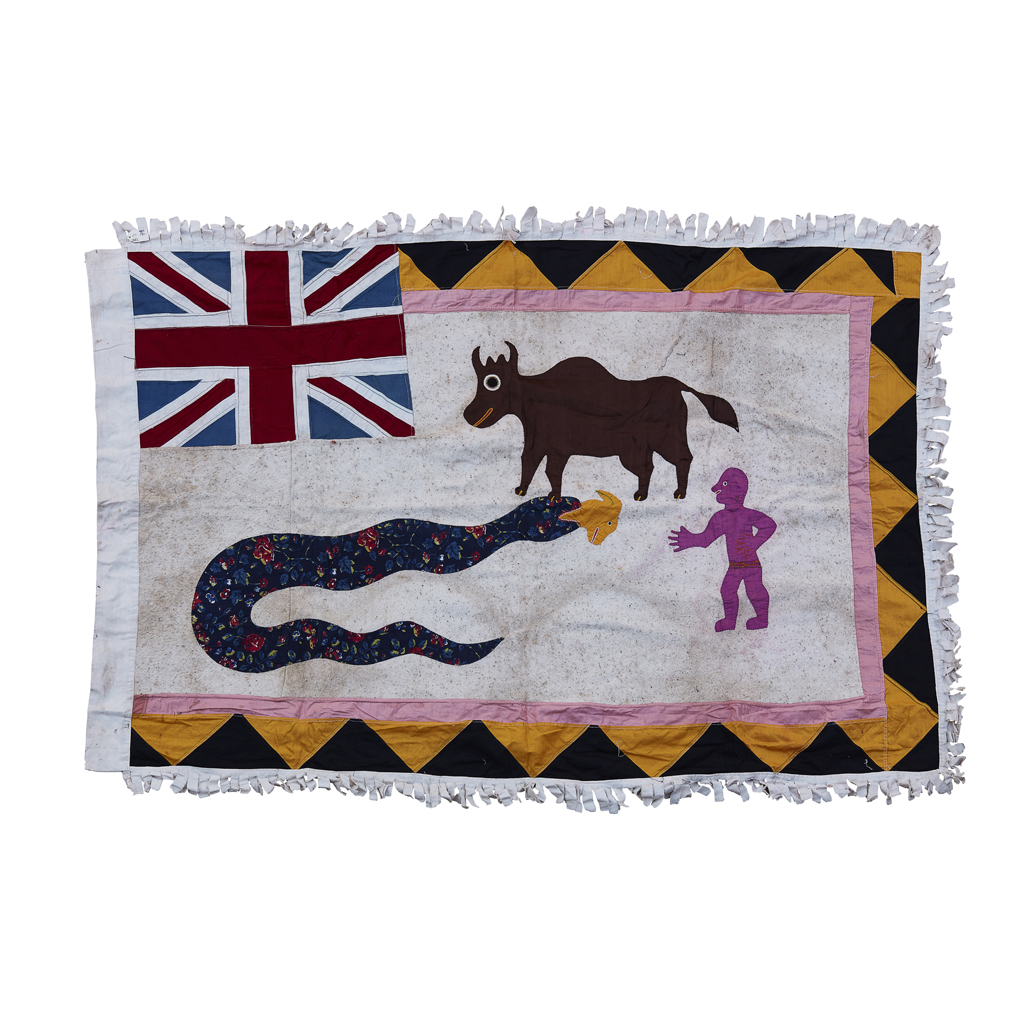 FANTE ASAFO FLAG: WHATEVER YOU DO WE WILL DEFEAT YOU