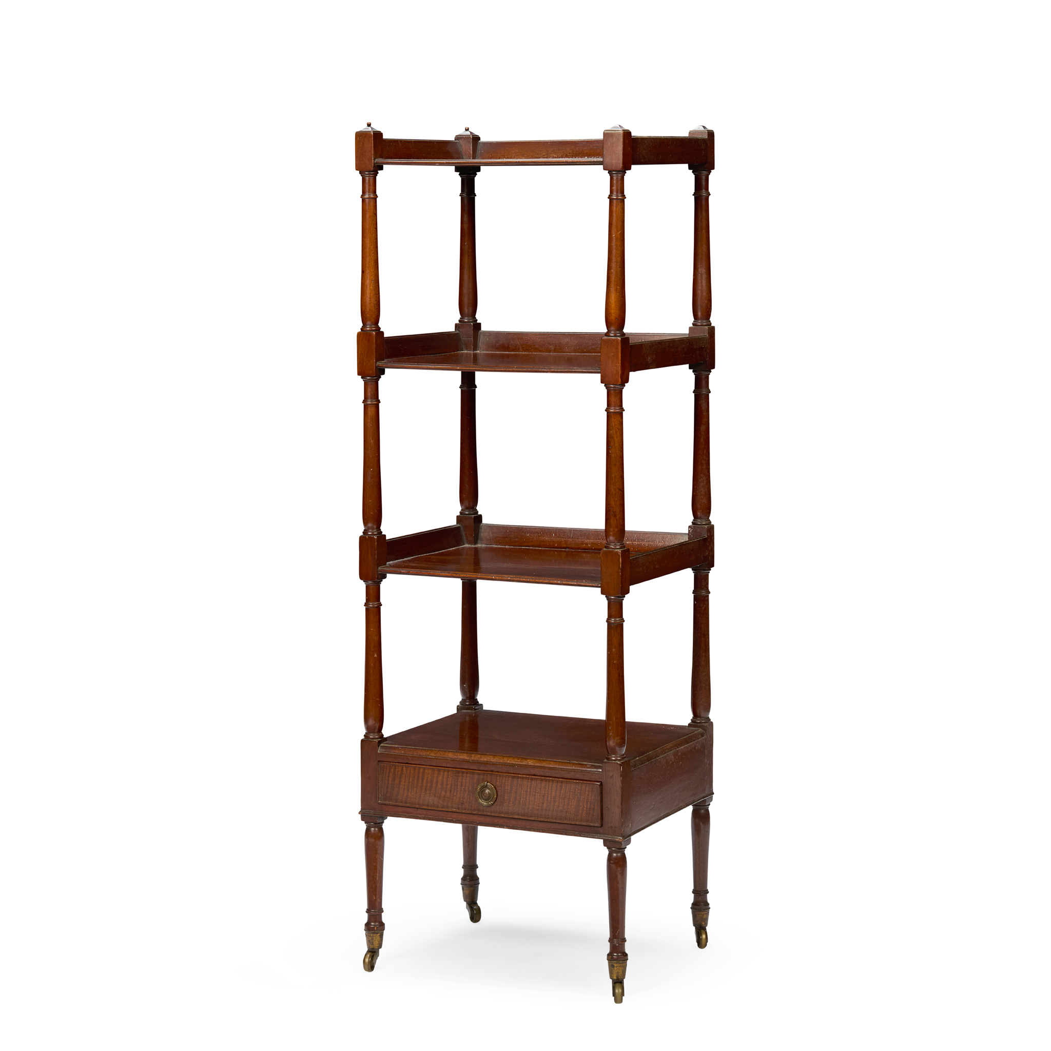 REGENCY MAHOGANY WHATNOT