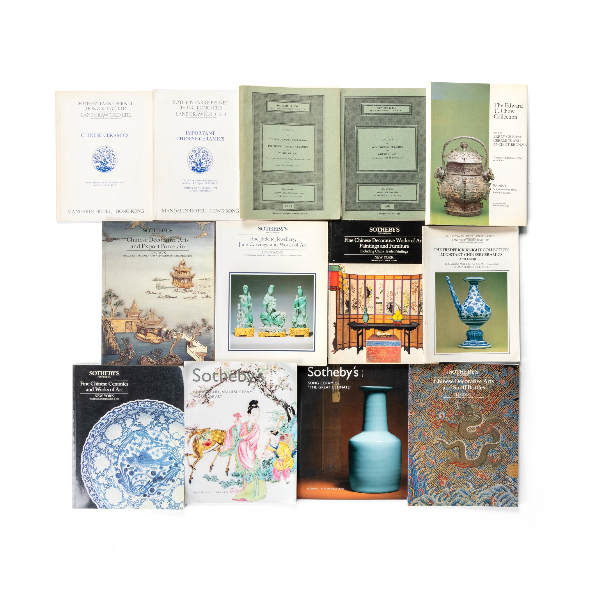 LARGE COLLECTION OF SOTHEBY'S ASIAN ART CATALOGUES
