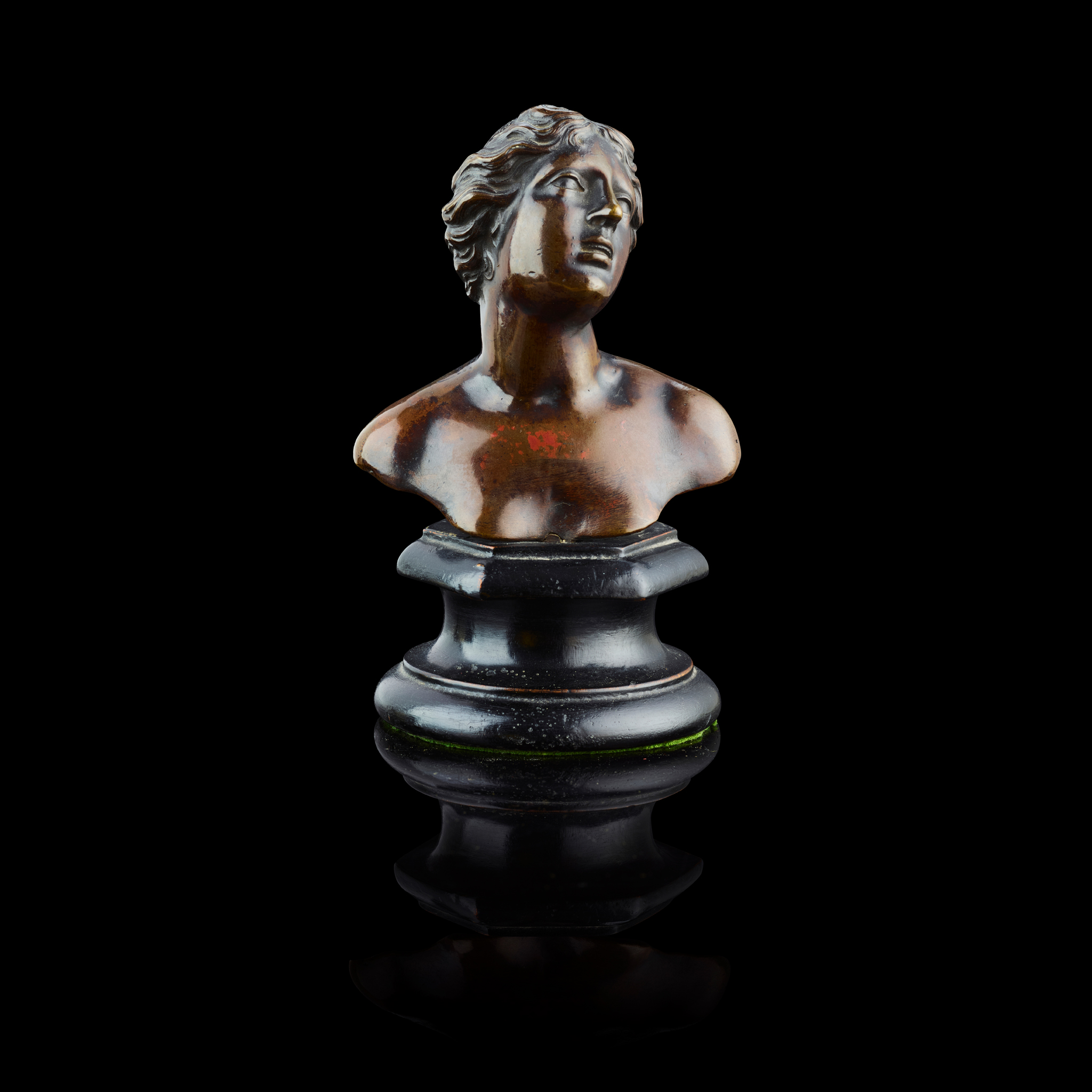 AN ITALIAN BUST OF A WOMAN