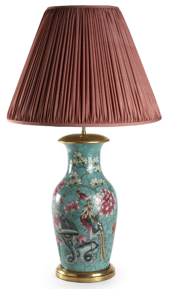 A Chinese famille verte vase