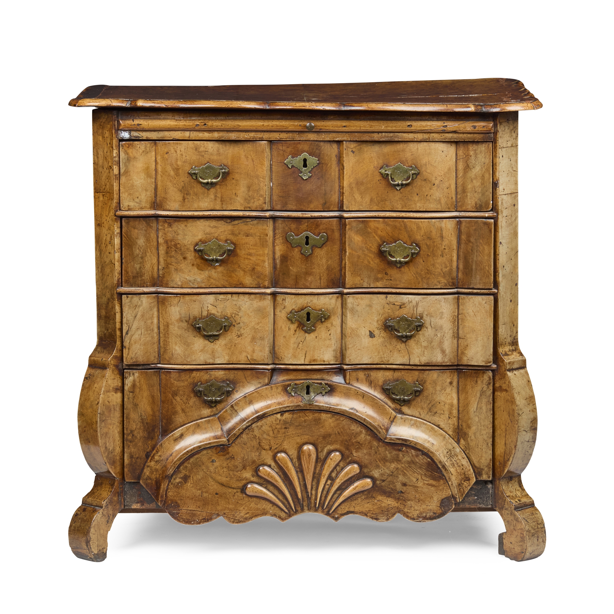 DUTCH WALNUT CHEST OF DRAWERS