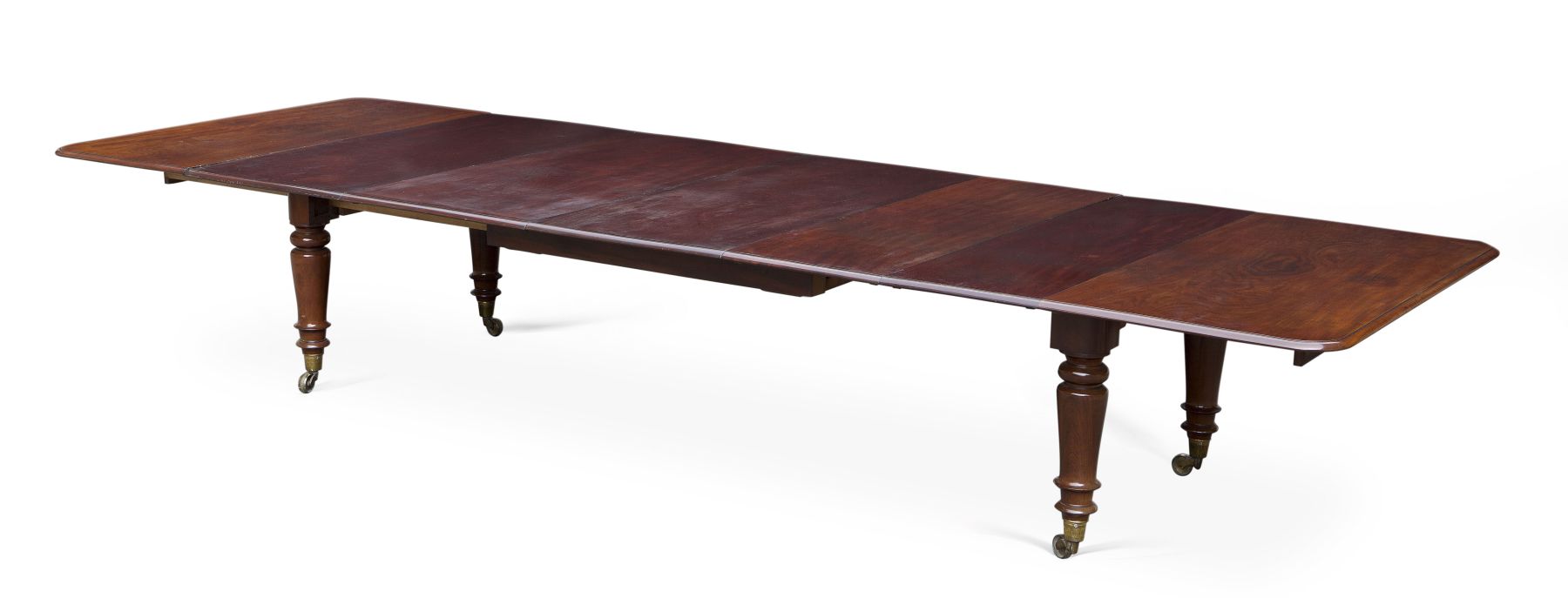 VICTORIAN MAHOGANY EXTENDING DINING TABLE