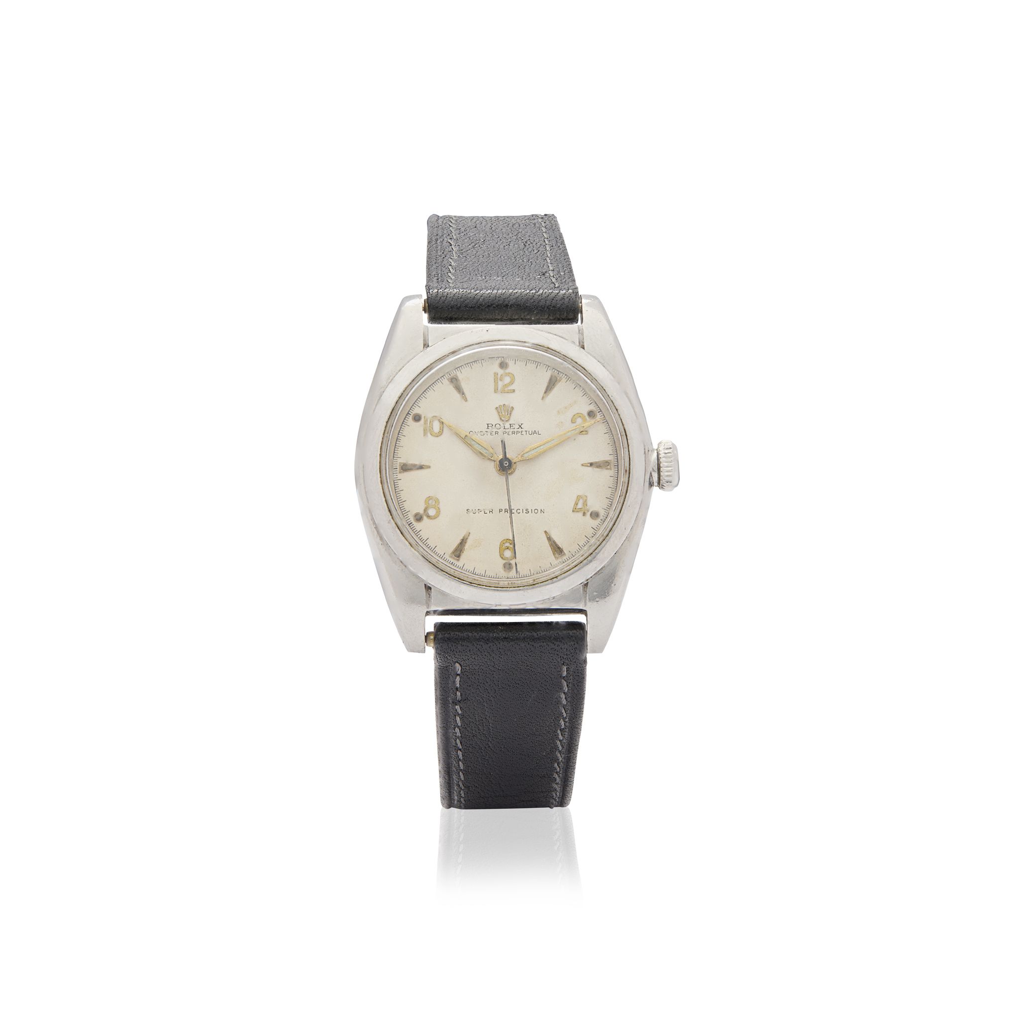 Rolex. A stainless steel self-winding wristwatch
