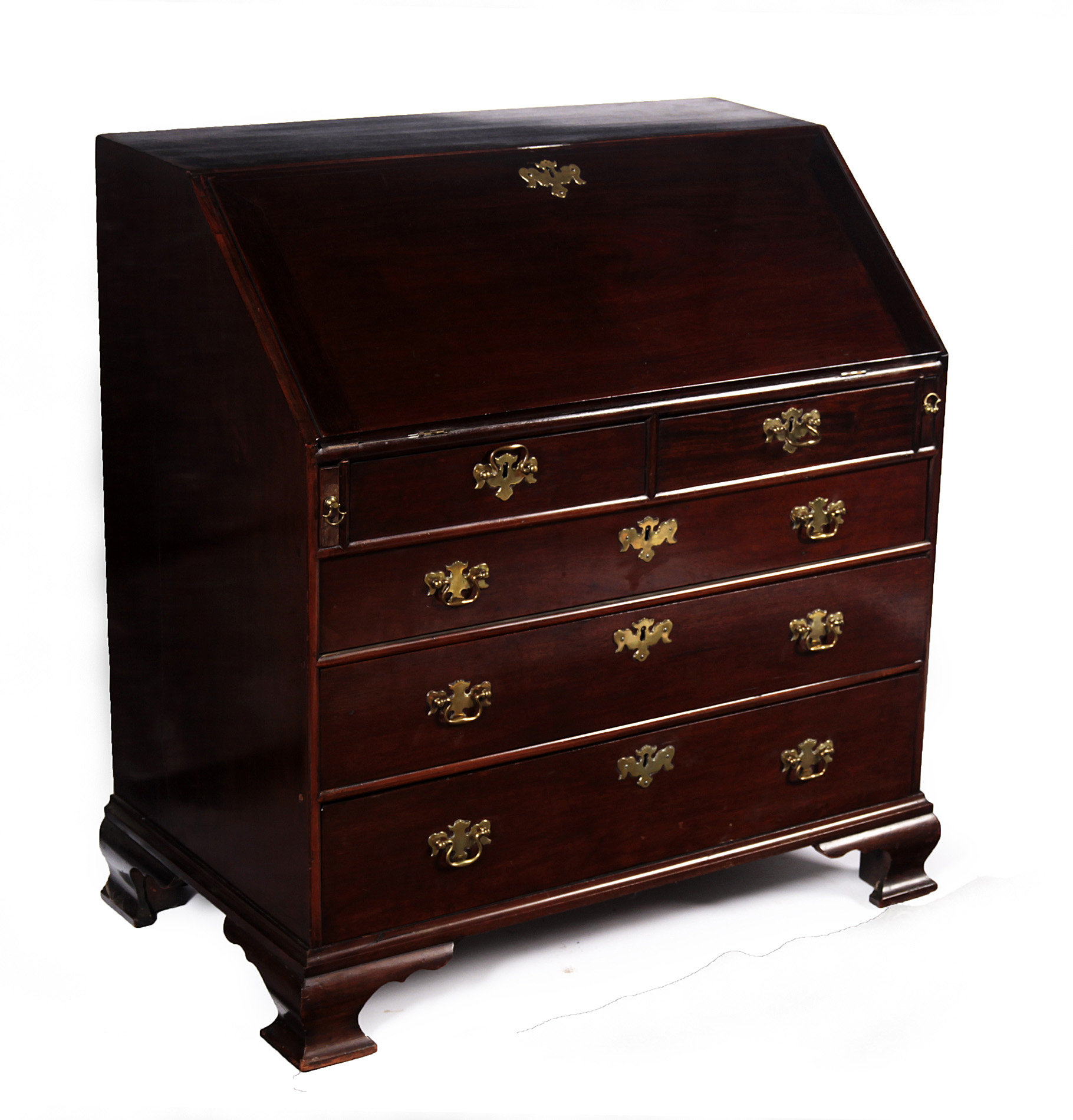 GEORGIAN MAHOGANY BUREAU