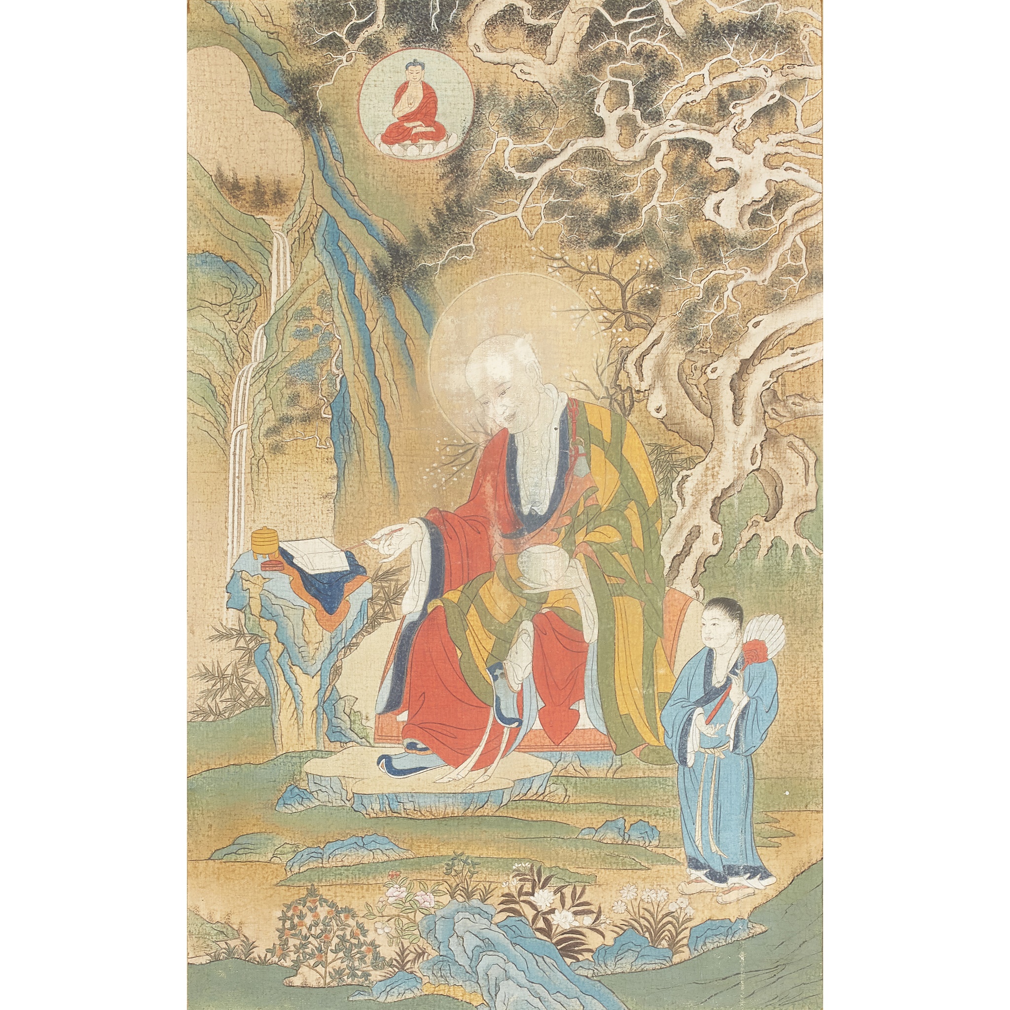 THANGKA DEPICTING AN ARHAT