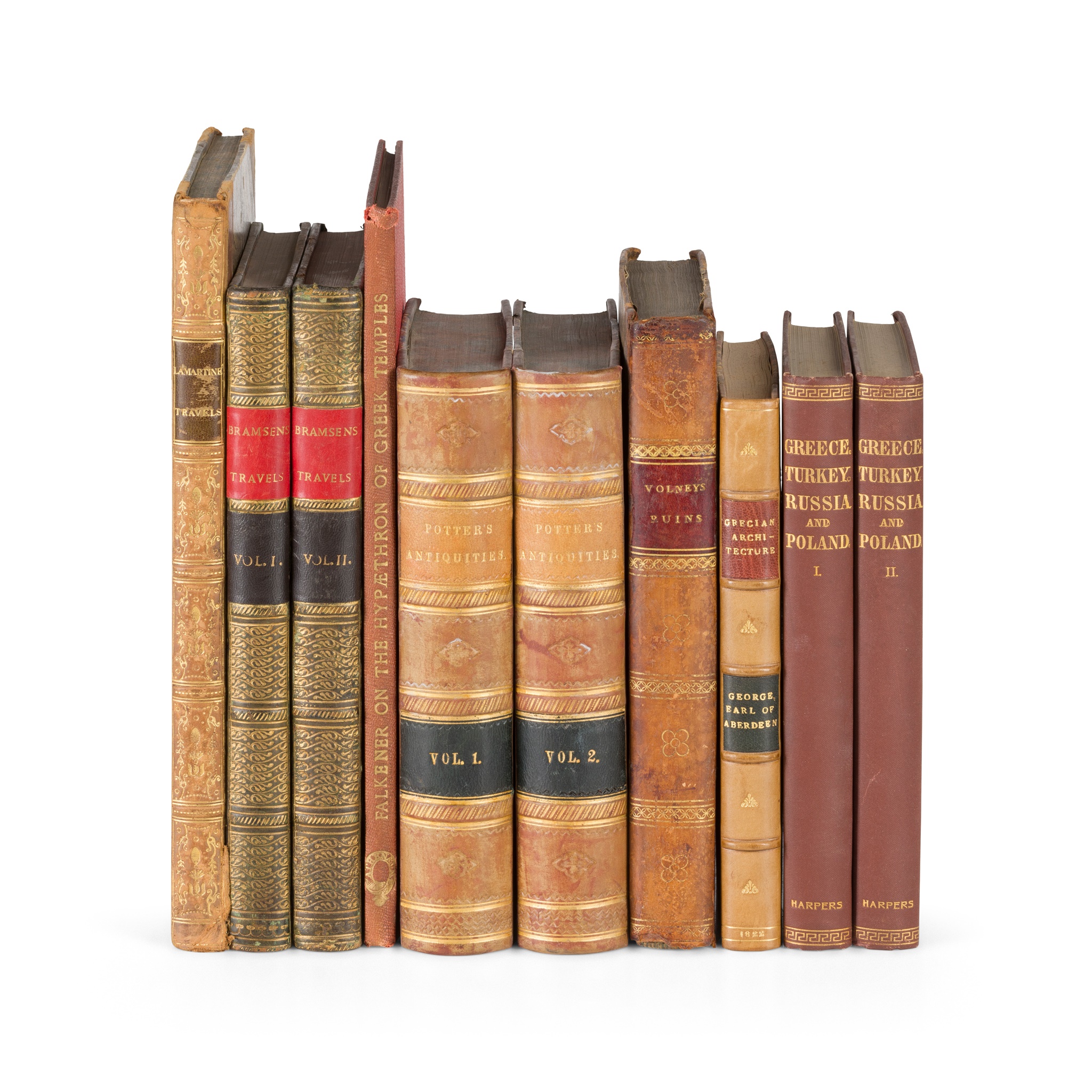 Greece, 10 volumes, comprising Bramsen, John