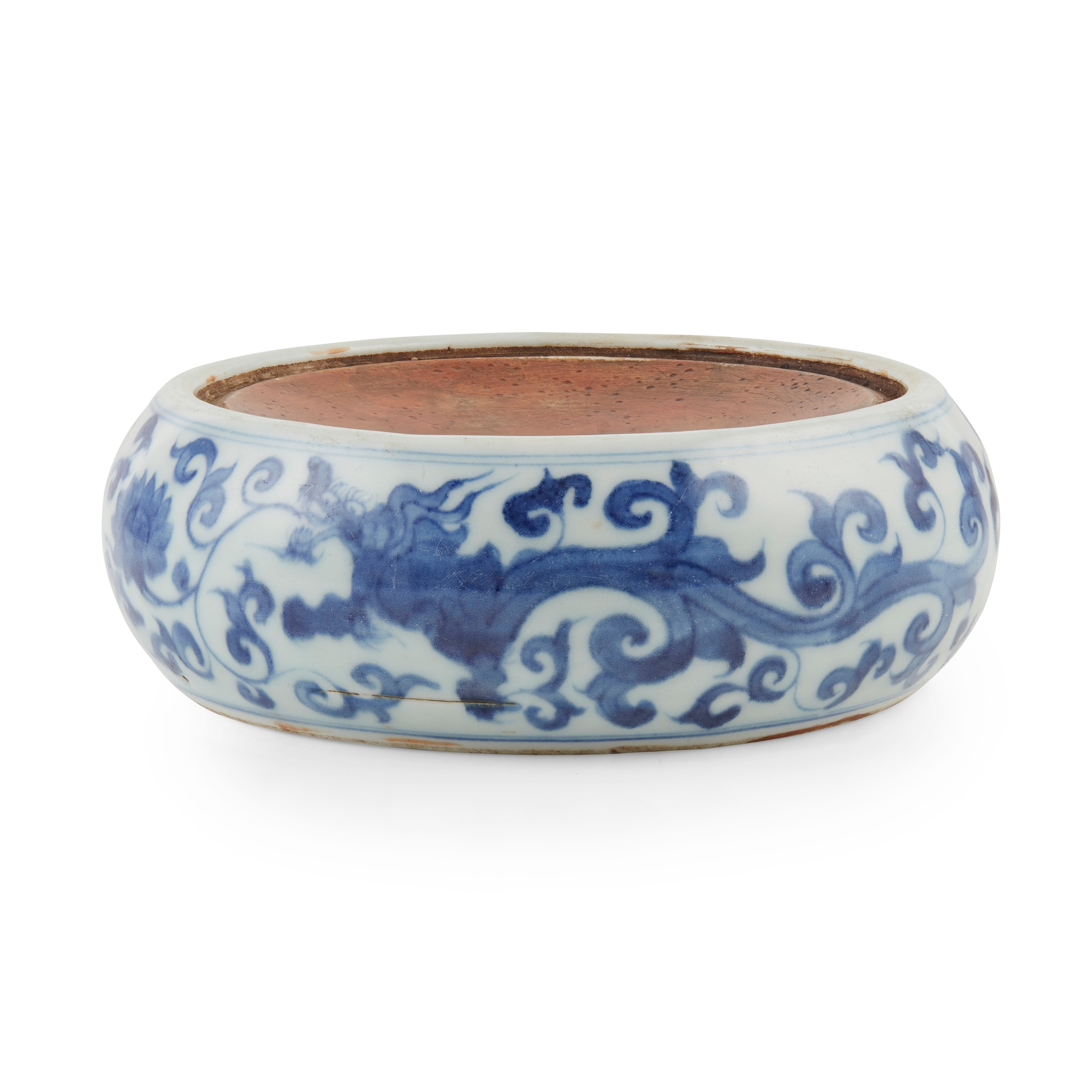 BLUE AND WHITE BRUSH LICK