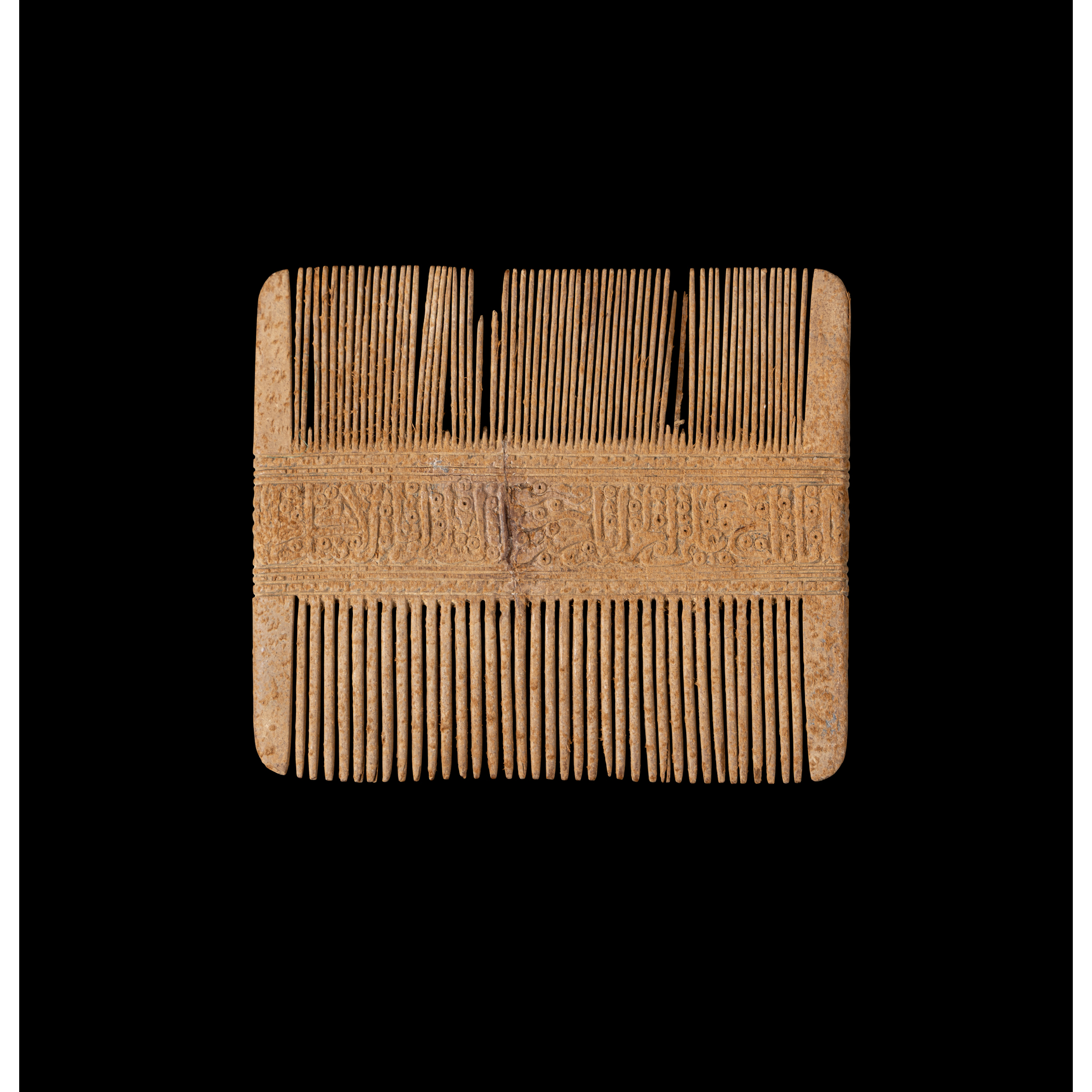 A RARE MAMLUK COMB MADE FOR AN EMIR