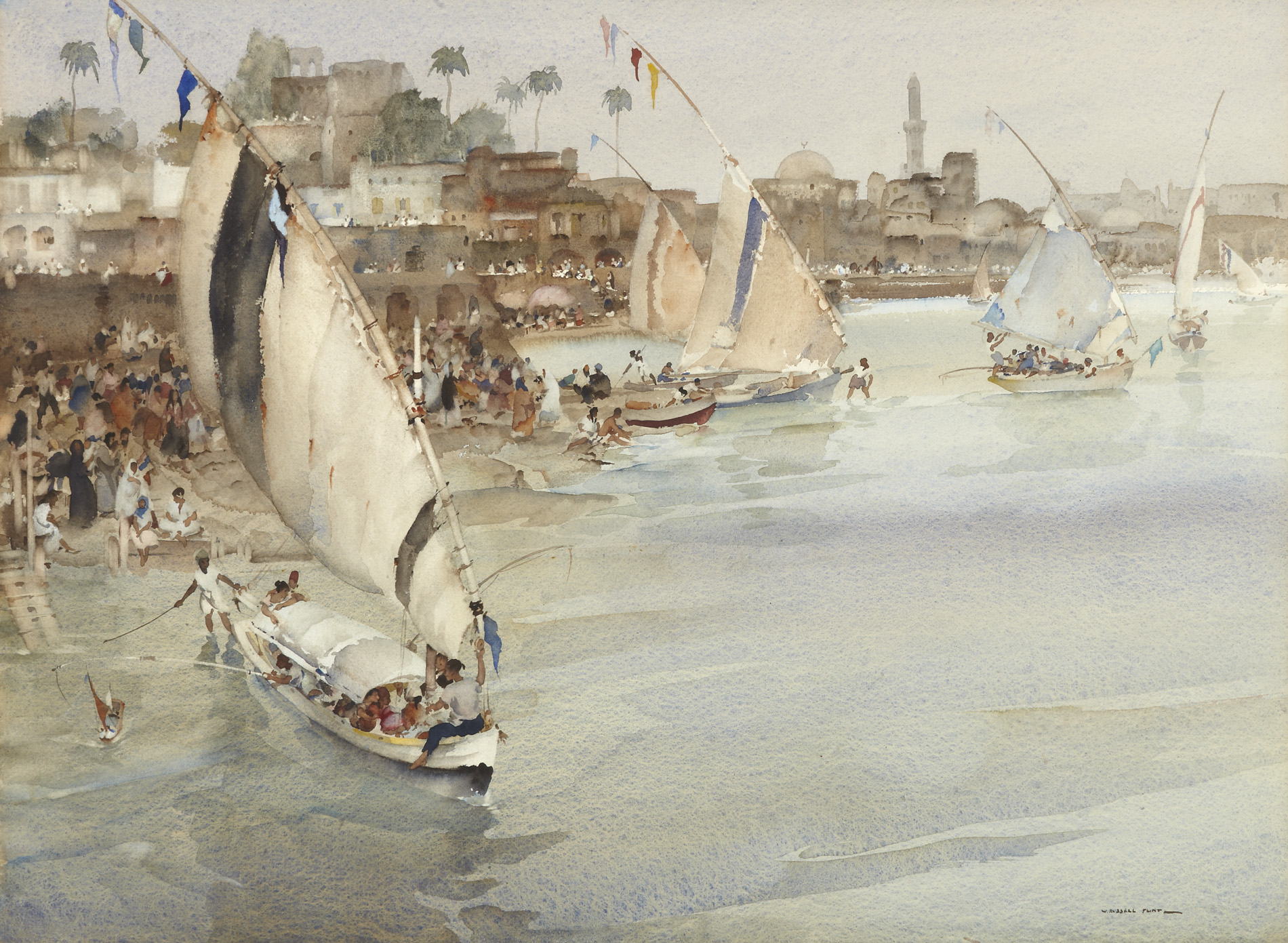 SIR WILLIAM RUSSELL FLINT P.R.A., P.R.W.S., R.S.W., R.O.I., R.E. (SCOTTISH 1880-1969)