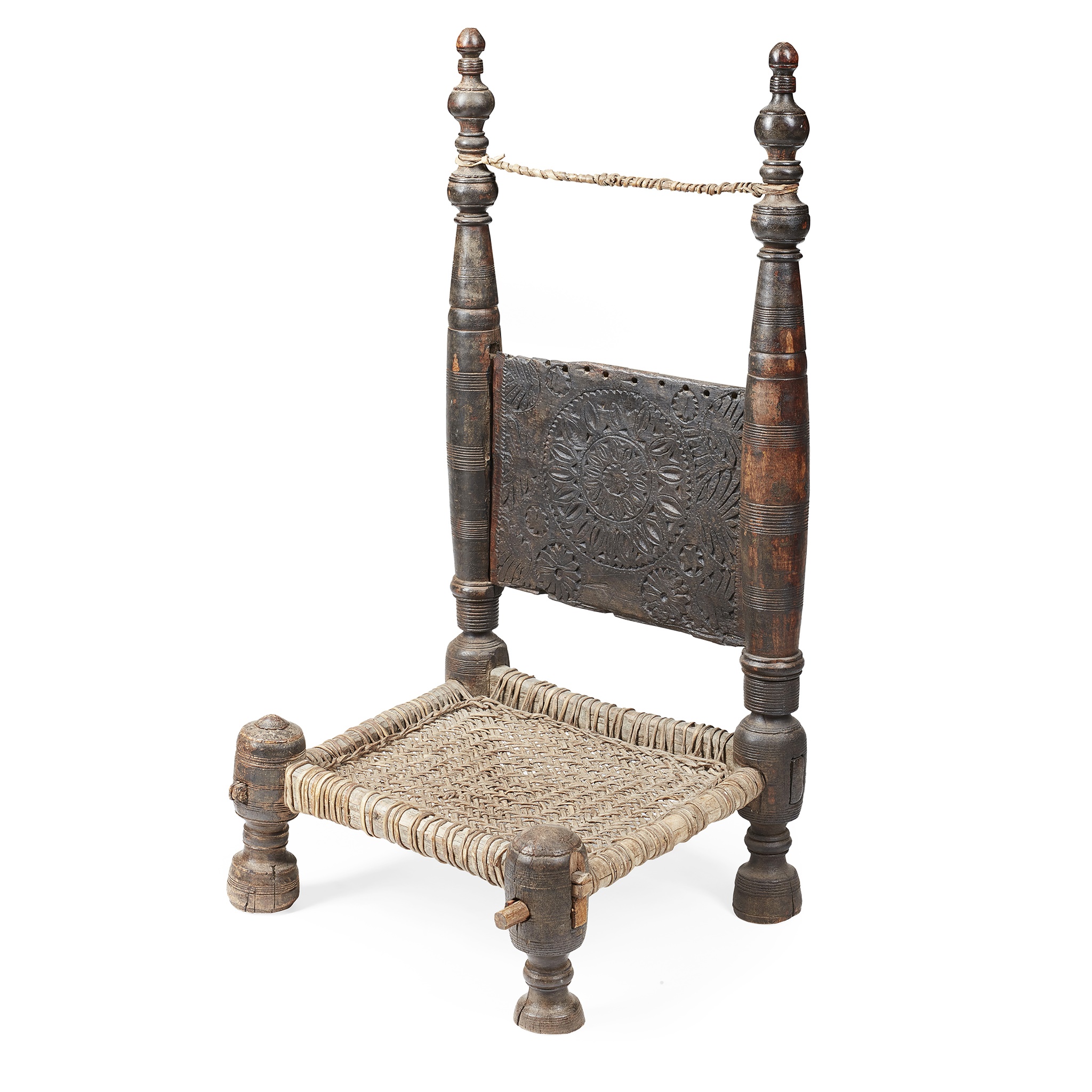 AFGHAN LOW CHAIR
