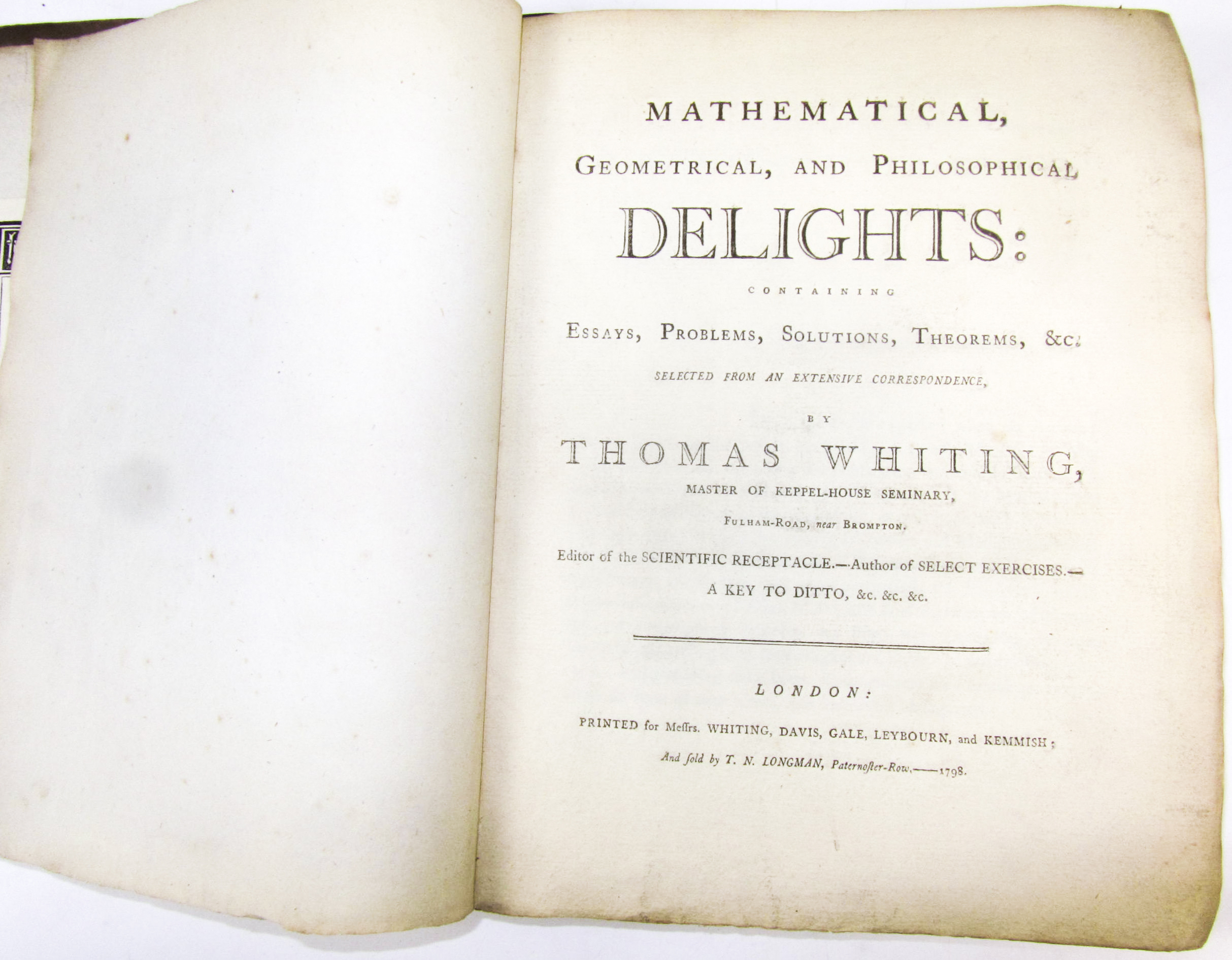 Mathematics - Whiting, Thomas