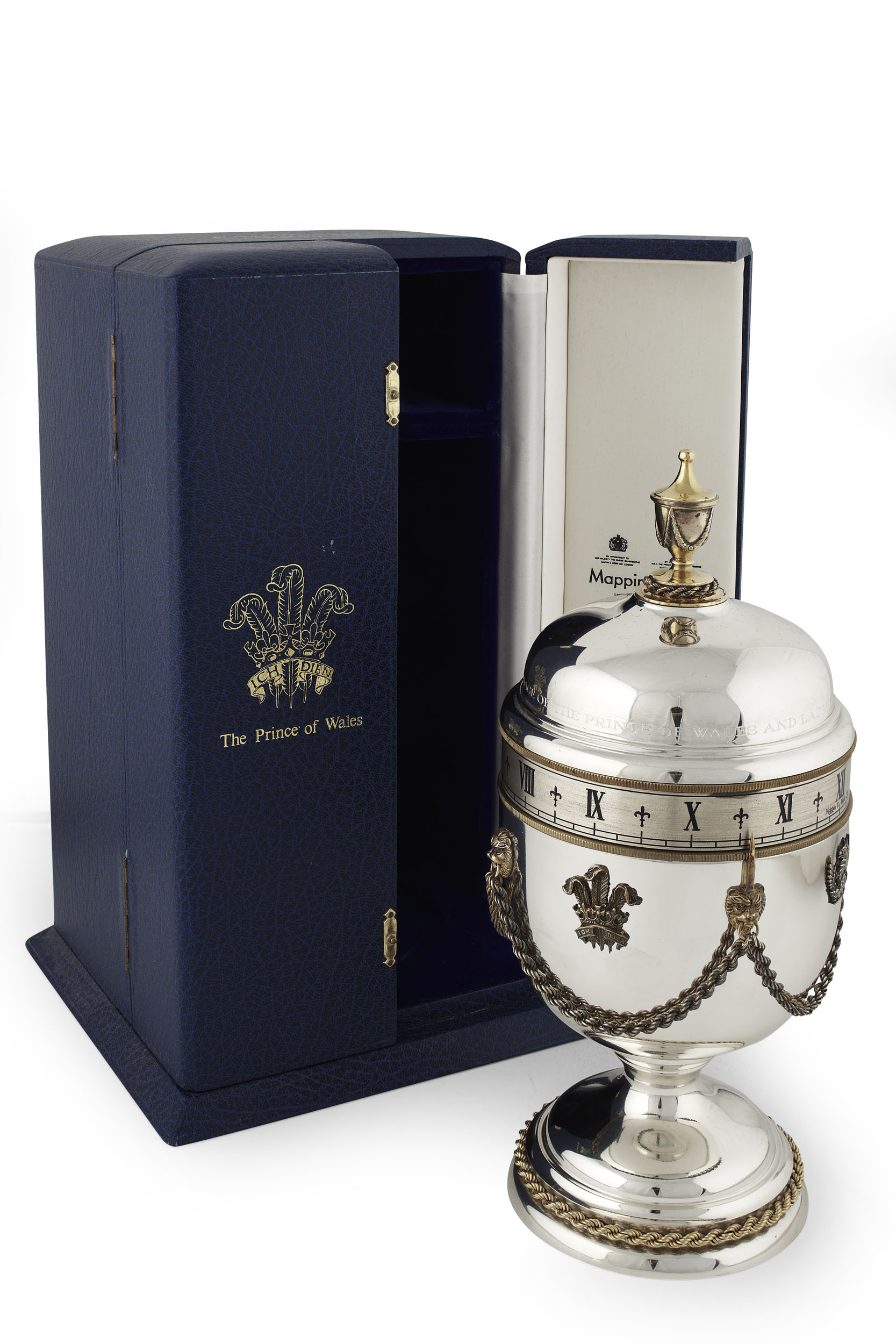 A limited edition commemorative Prince of Wales and Lady Diana Spencer mantle clock