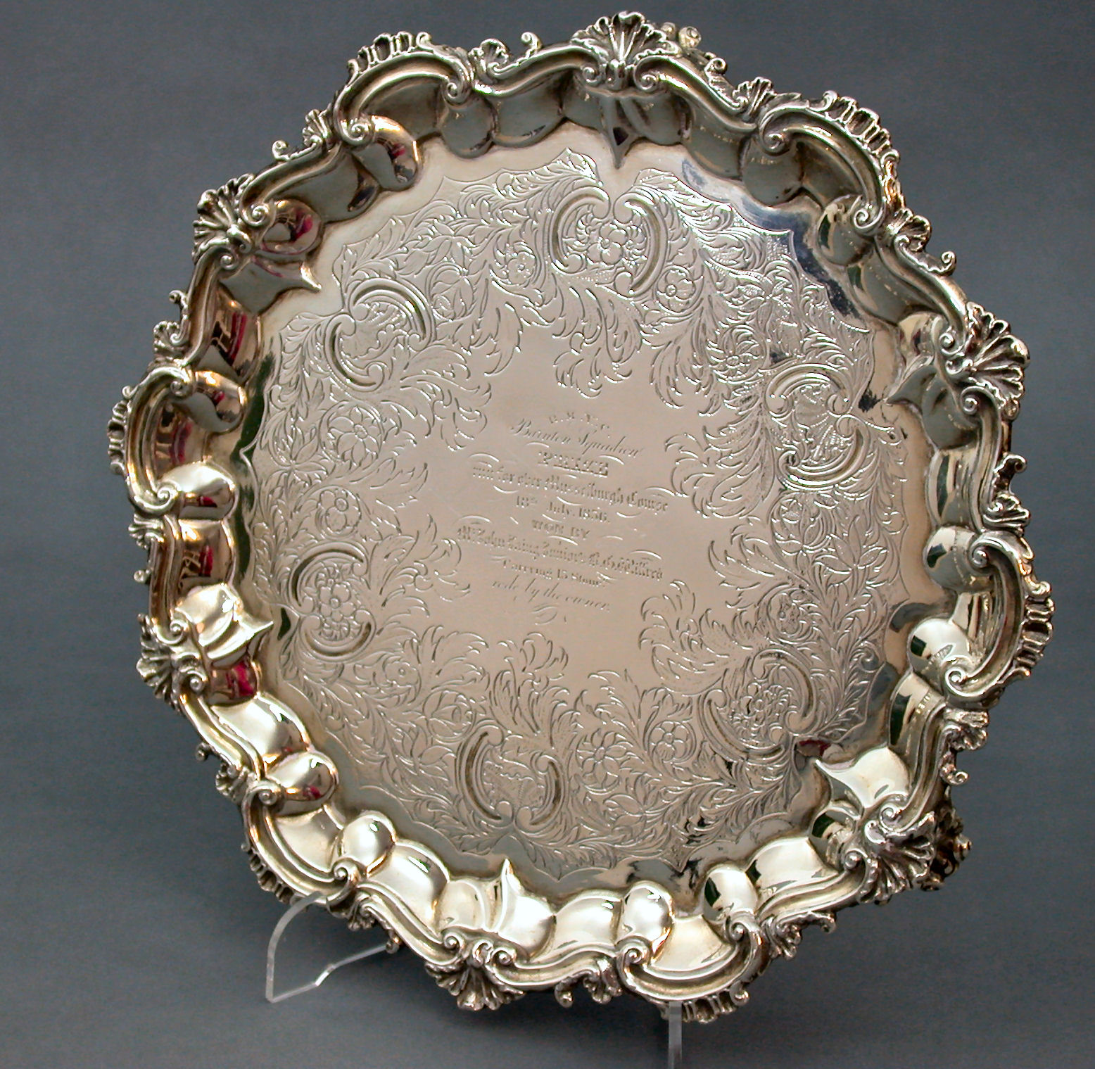 A William IV presentation salver,