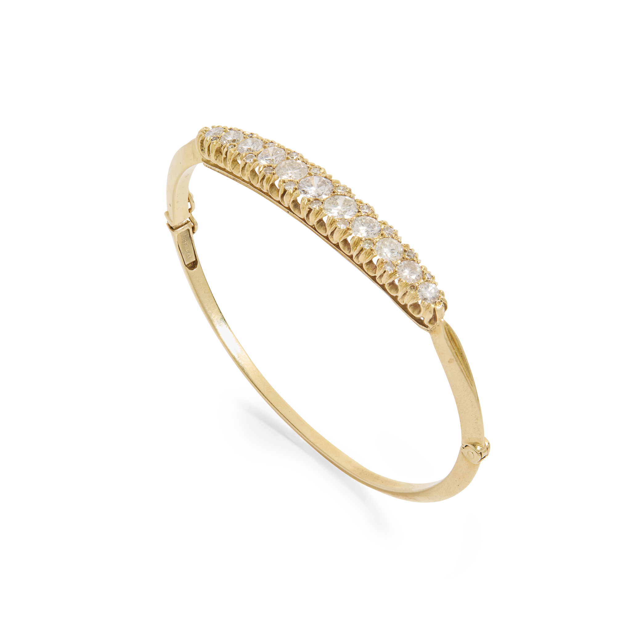 A diamond bangle