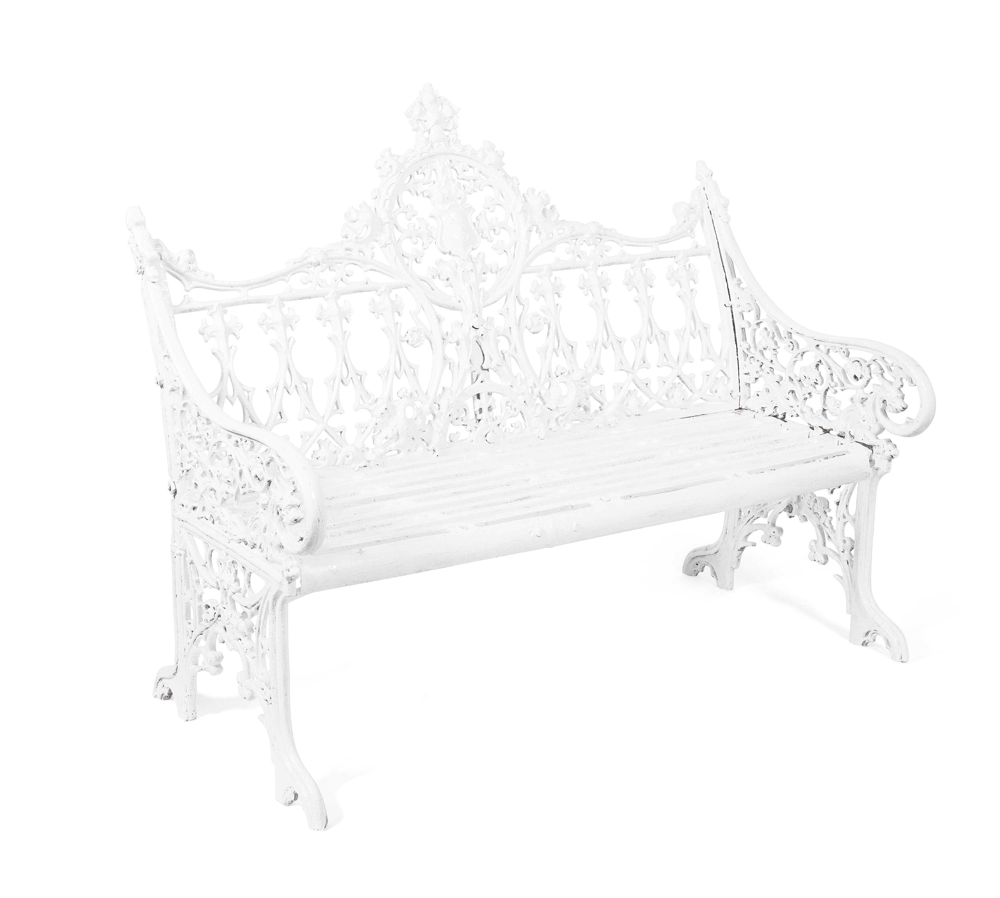 VICTORIAN CAST IRON GARDEN BENCH