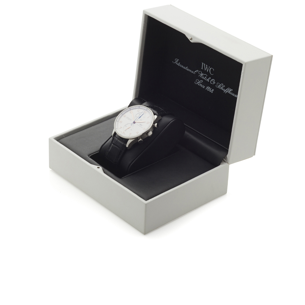 IWC - A gentleman's stainless steel cased wrist watch