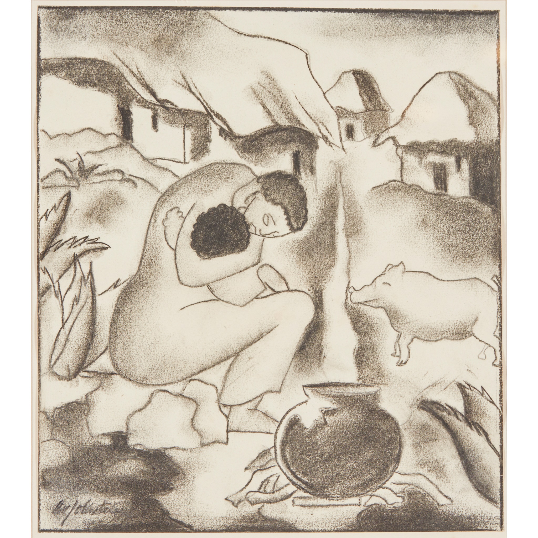 WILLIAM JOHNSTONE O.B.E. (BRITISH 1897-1981)