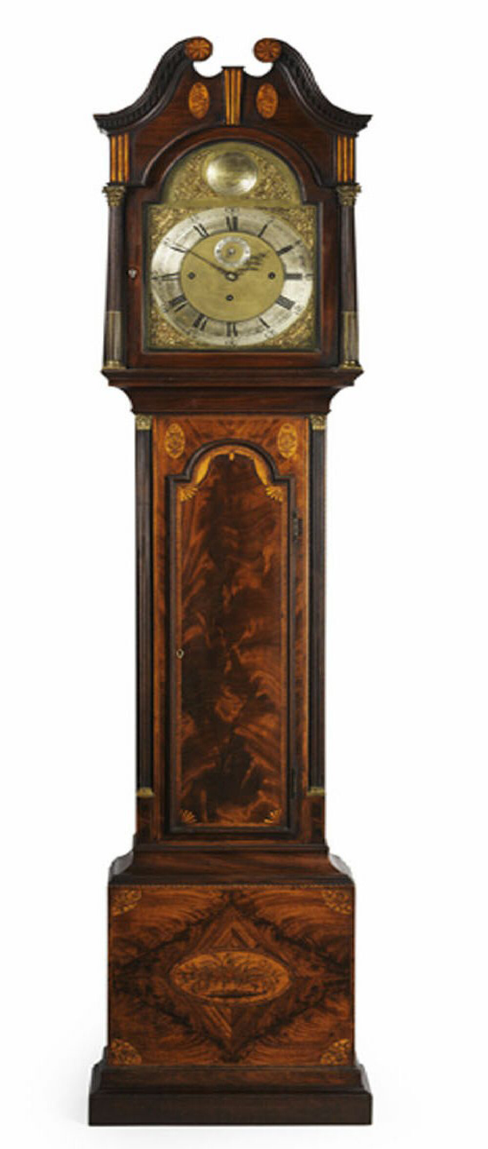 A George III mahogany longcase clock