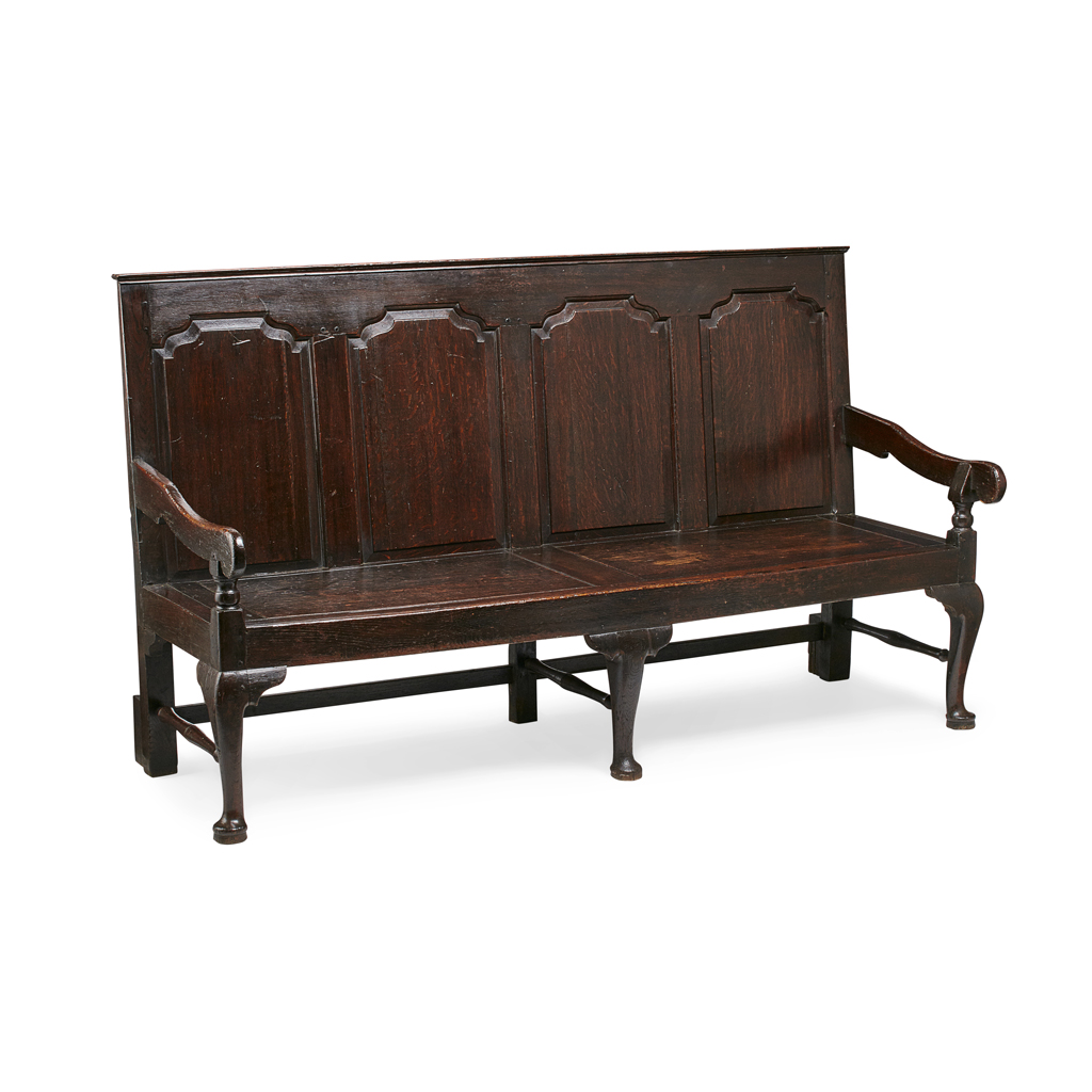 GEORGE II OAK SETTLE