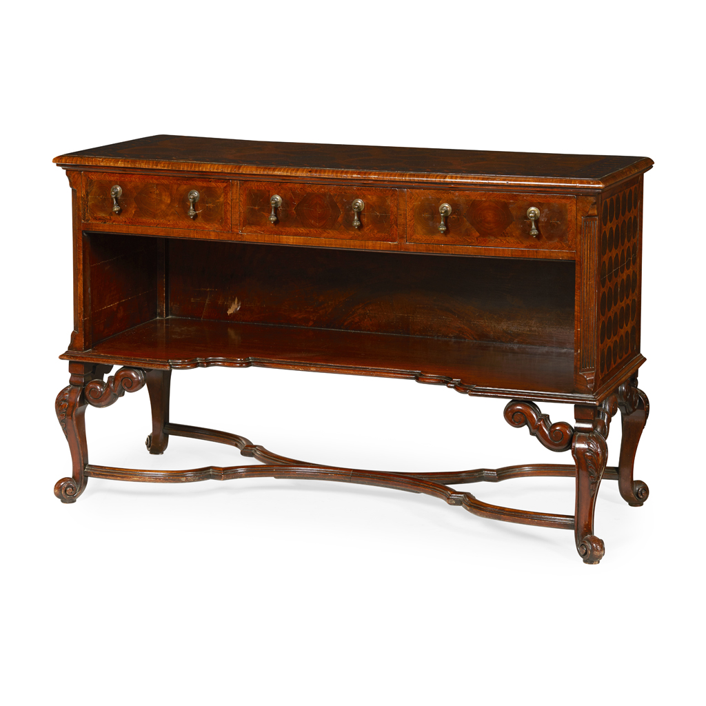 OYSTER VENEERED SIDEBOARD BY GILL & REIGATE