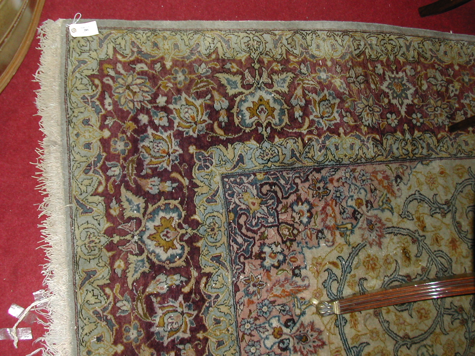 A Kashan carpet,