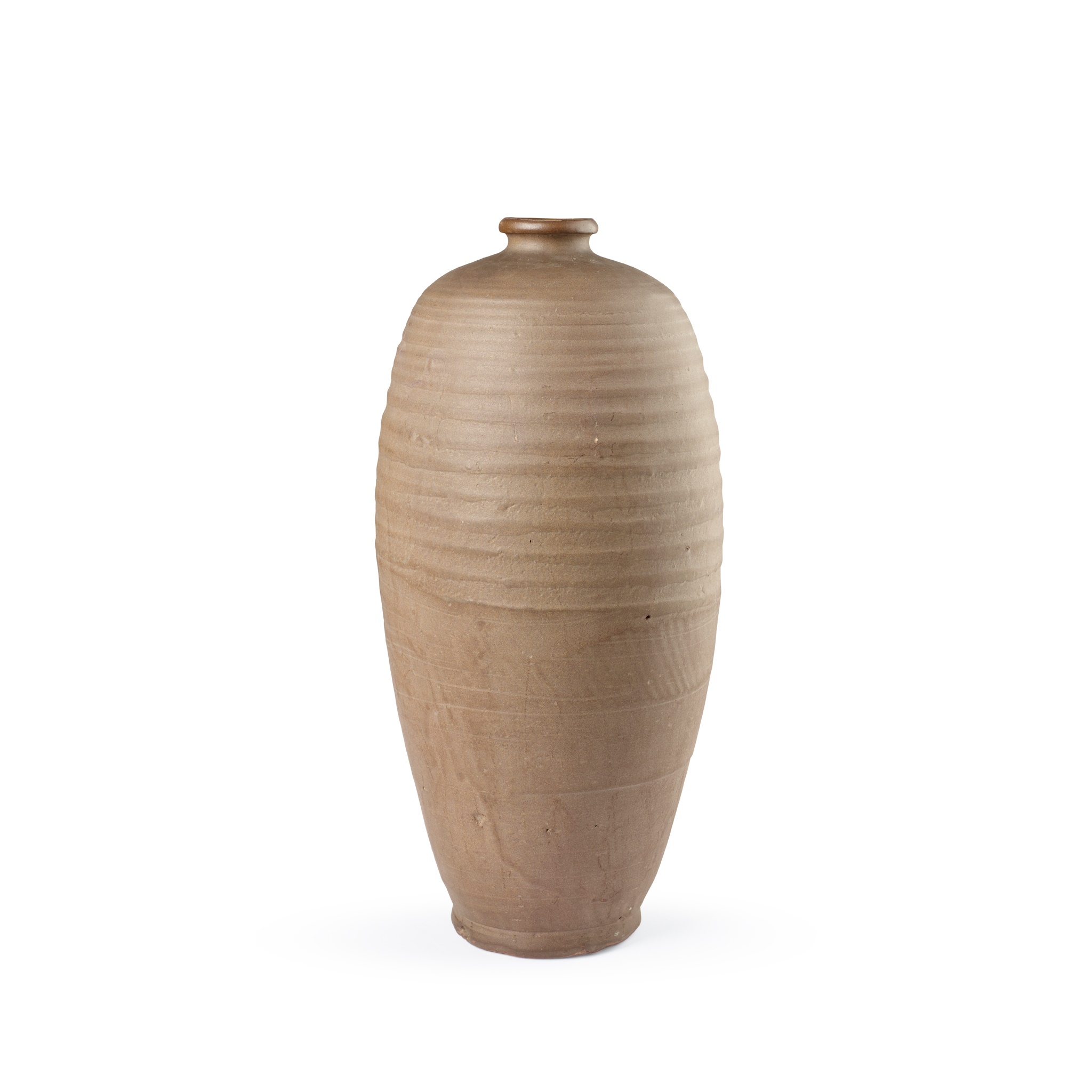 LARGE CIZHOU-TYPE OVOID RIBBED BOTTLE