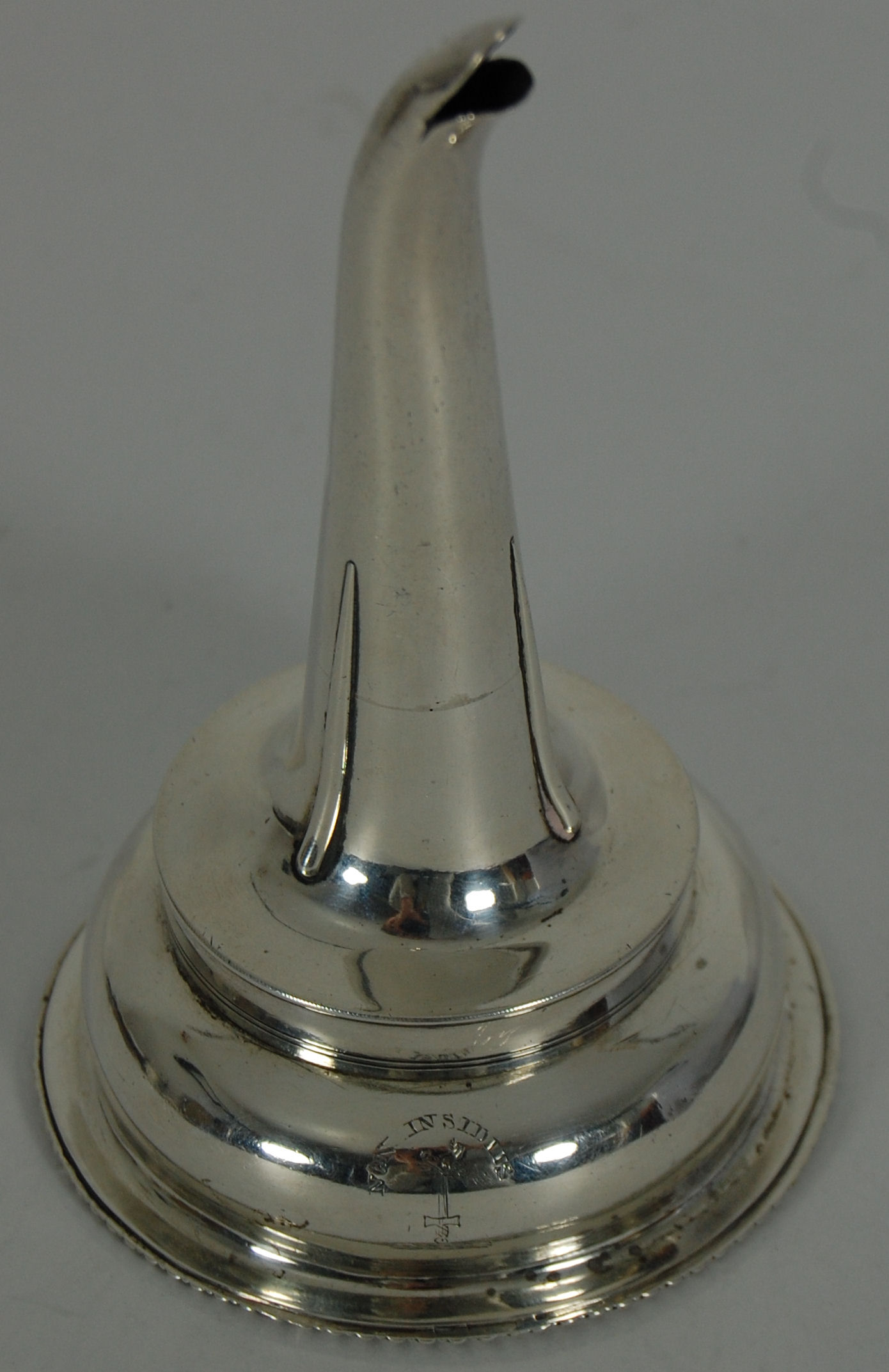 A George III wine funnel