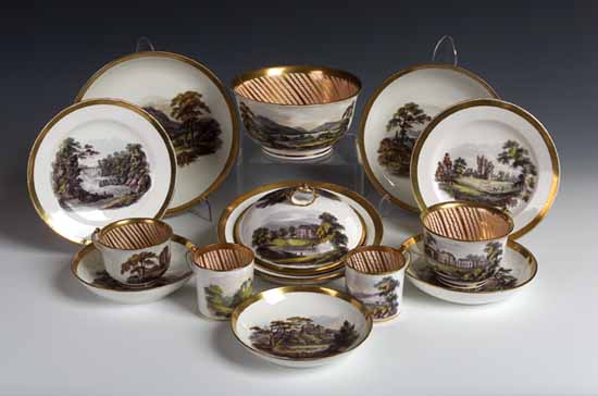 An extensive Miles Mason tea/coffee/breakfast service