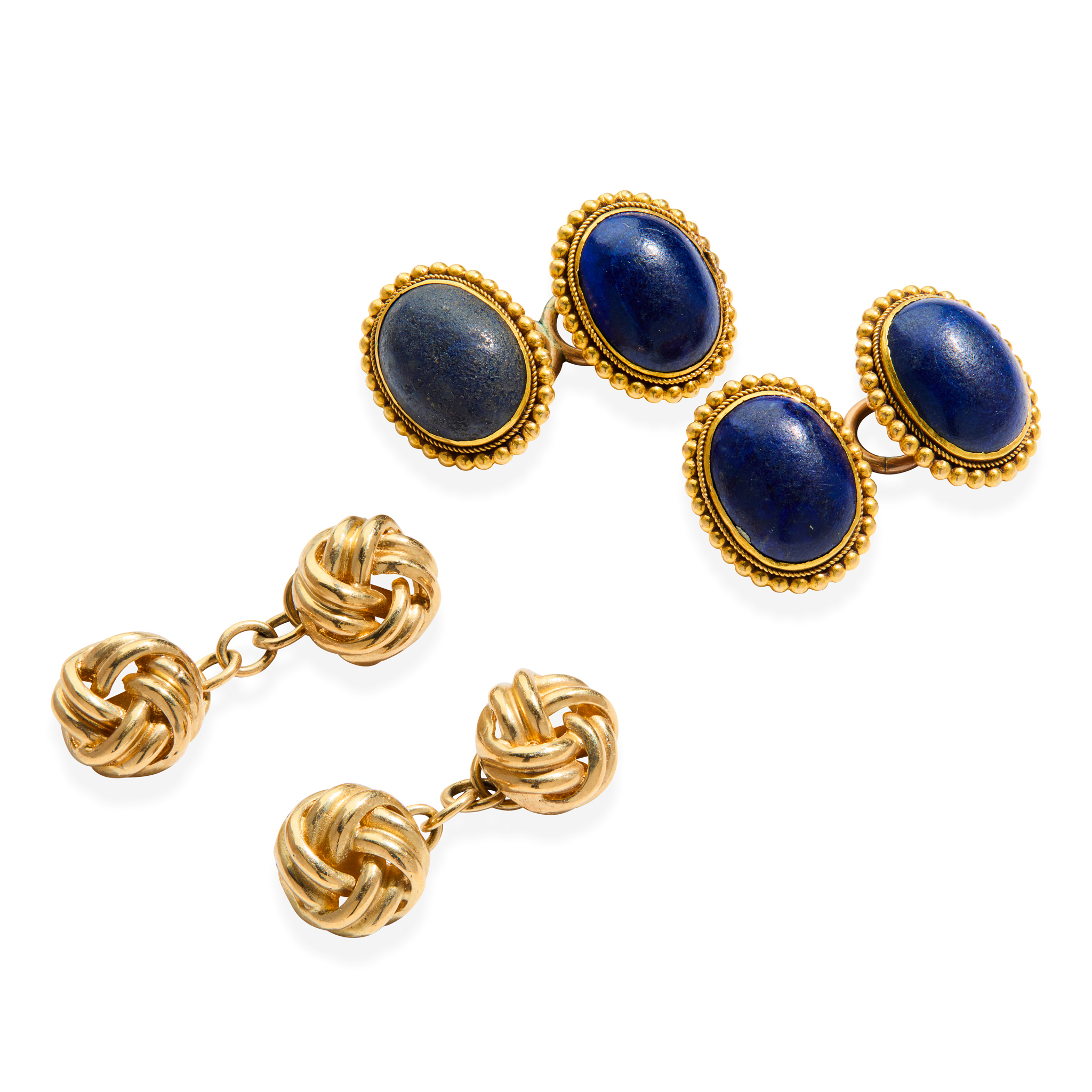 Two pairs of gentleman’s cufflinks