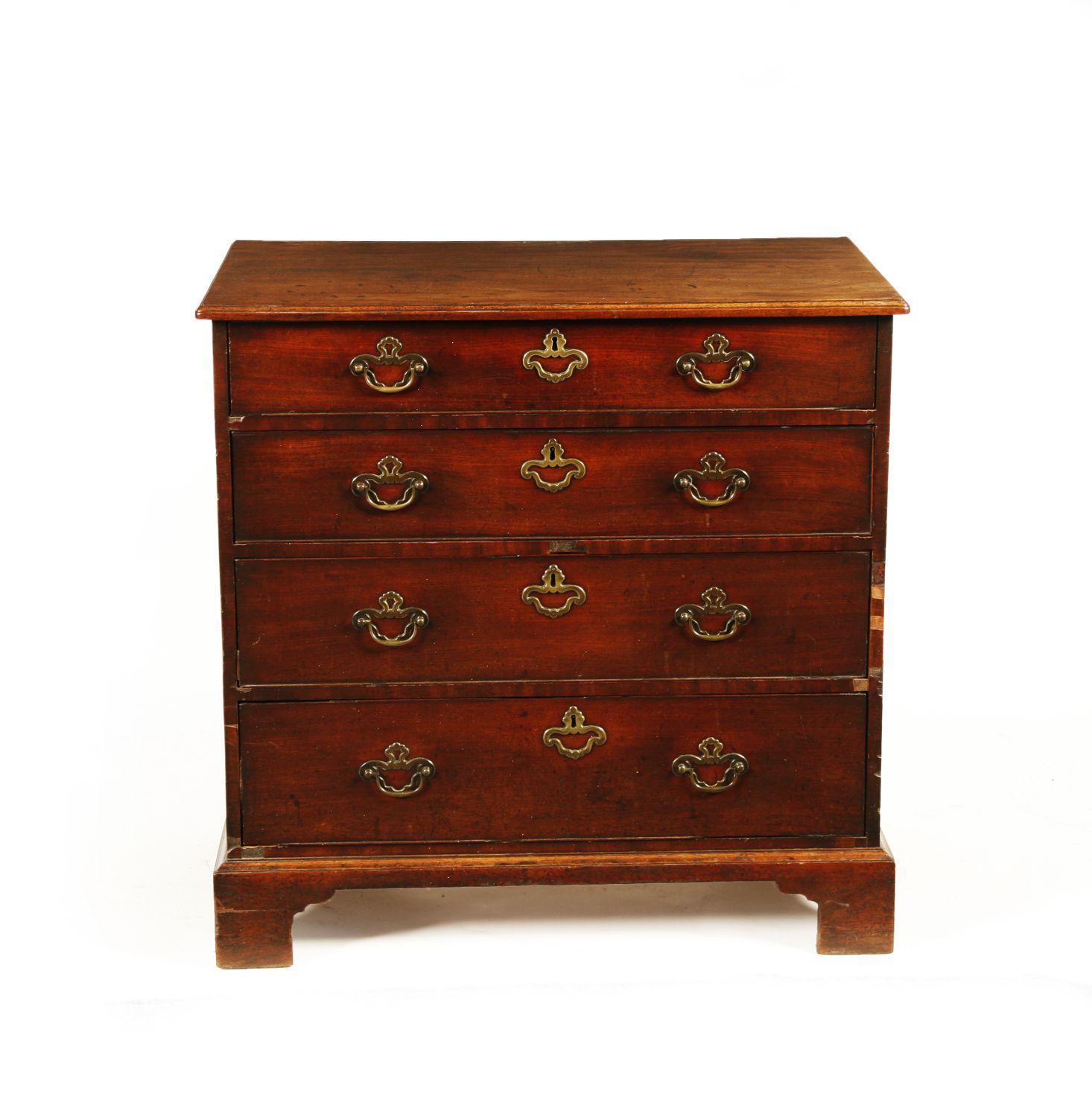 GEORGE III MAHOGANY CHEST