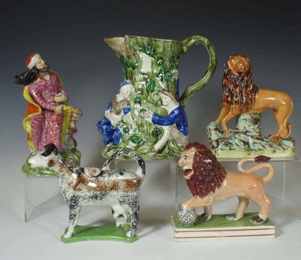 An early 19th century Staffordshire jug