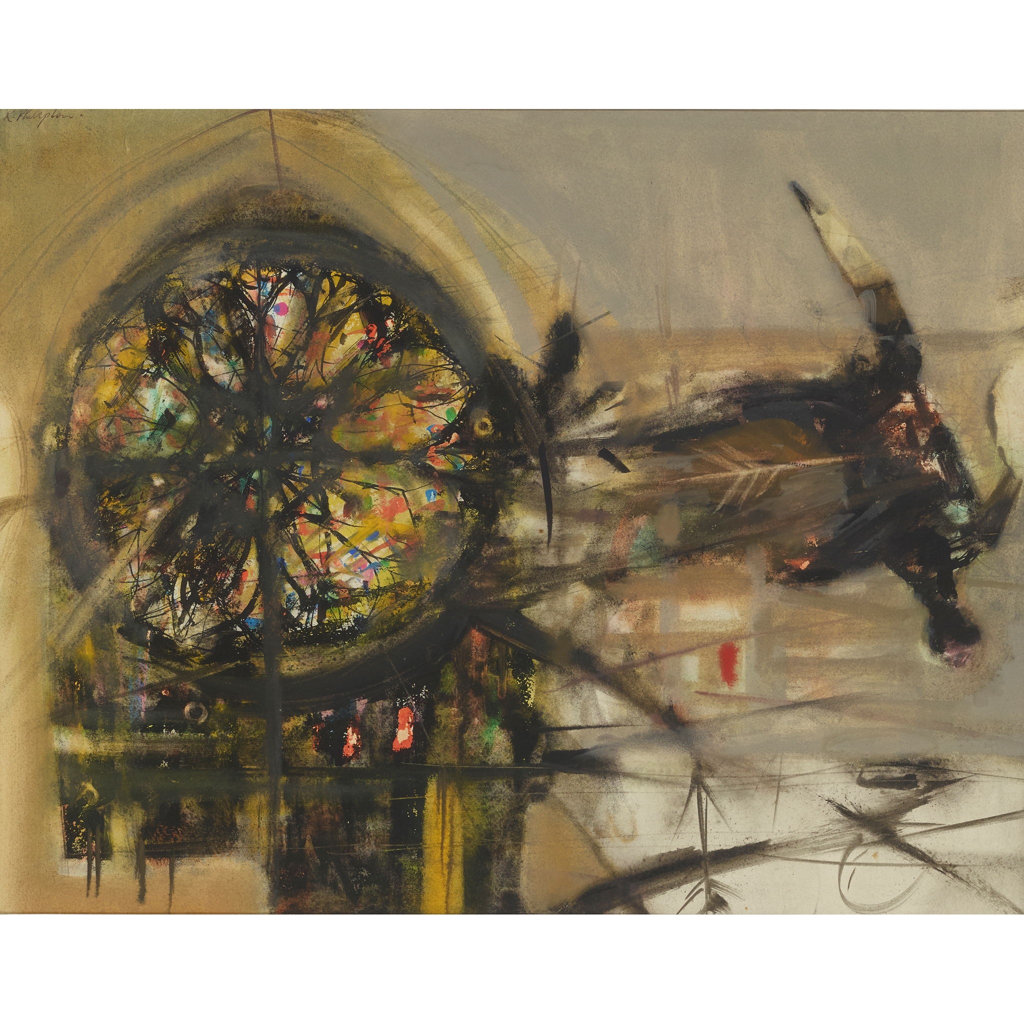 SIR ROBIN PHILIPSON R.A., P.R.S.A., F.R.S.A., R.S.W., R.G.I., D.Litt., L.L.D. (SCOTTISH 1916-1992)