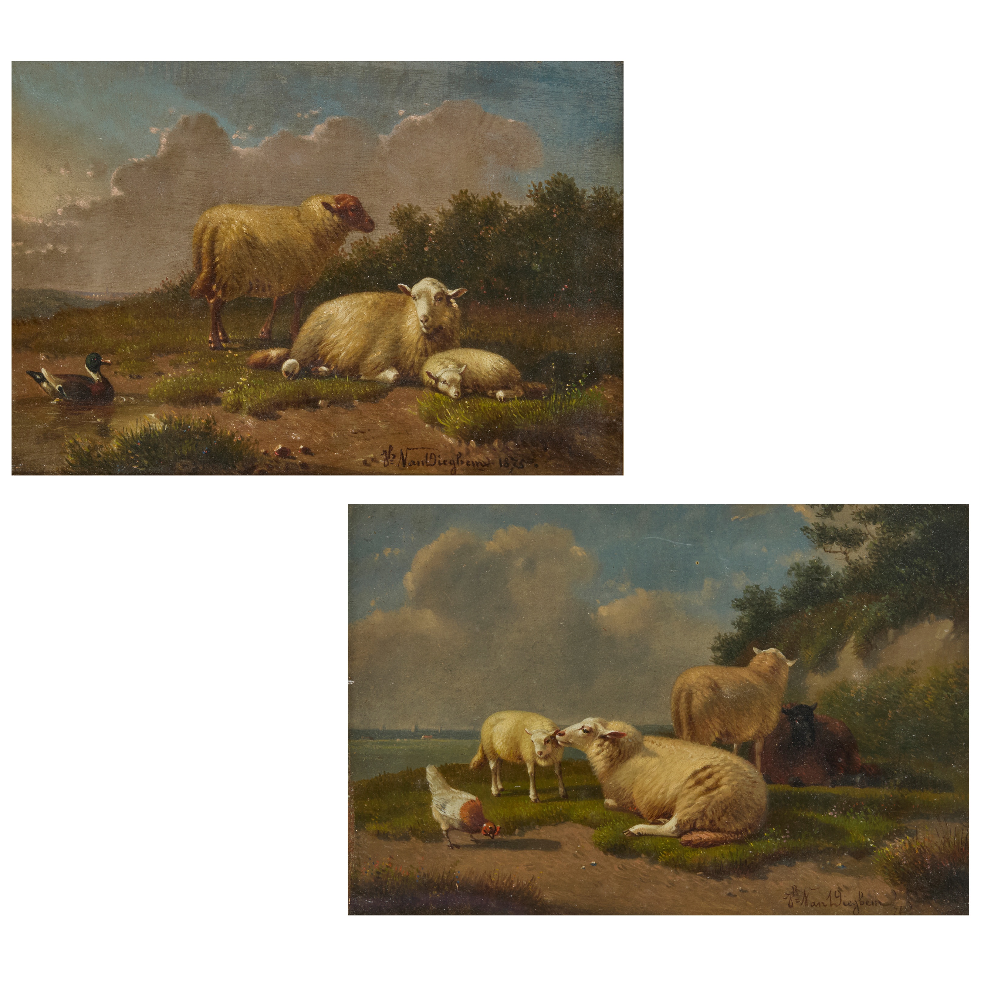 JOSEPH VAN DIEGHEM (BELGIAN 1843-1885)