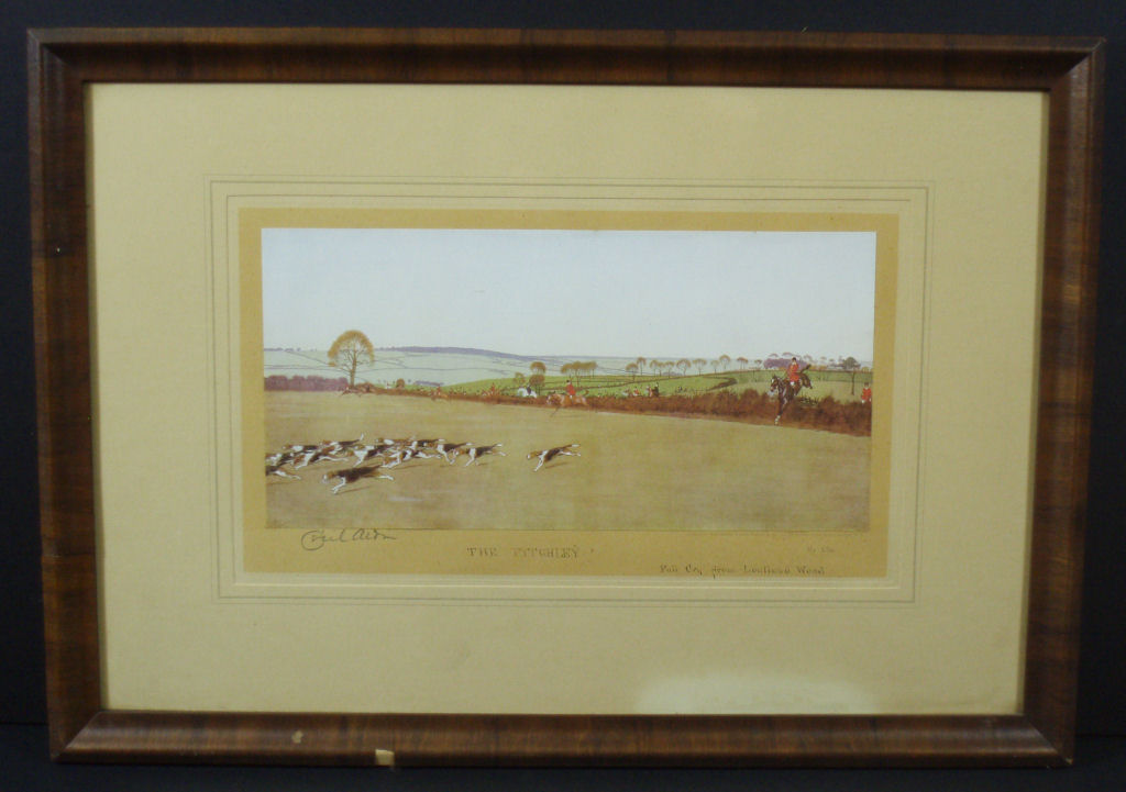 Equestrian Interest A set of five early 20th century Cecil Aldin prints of hunting scenes