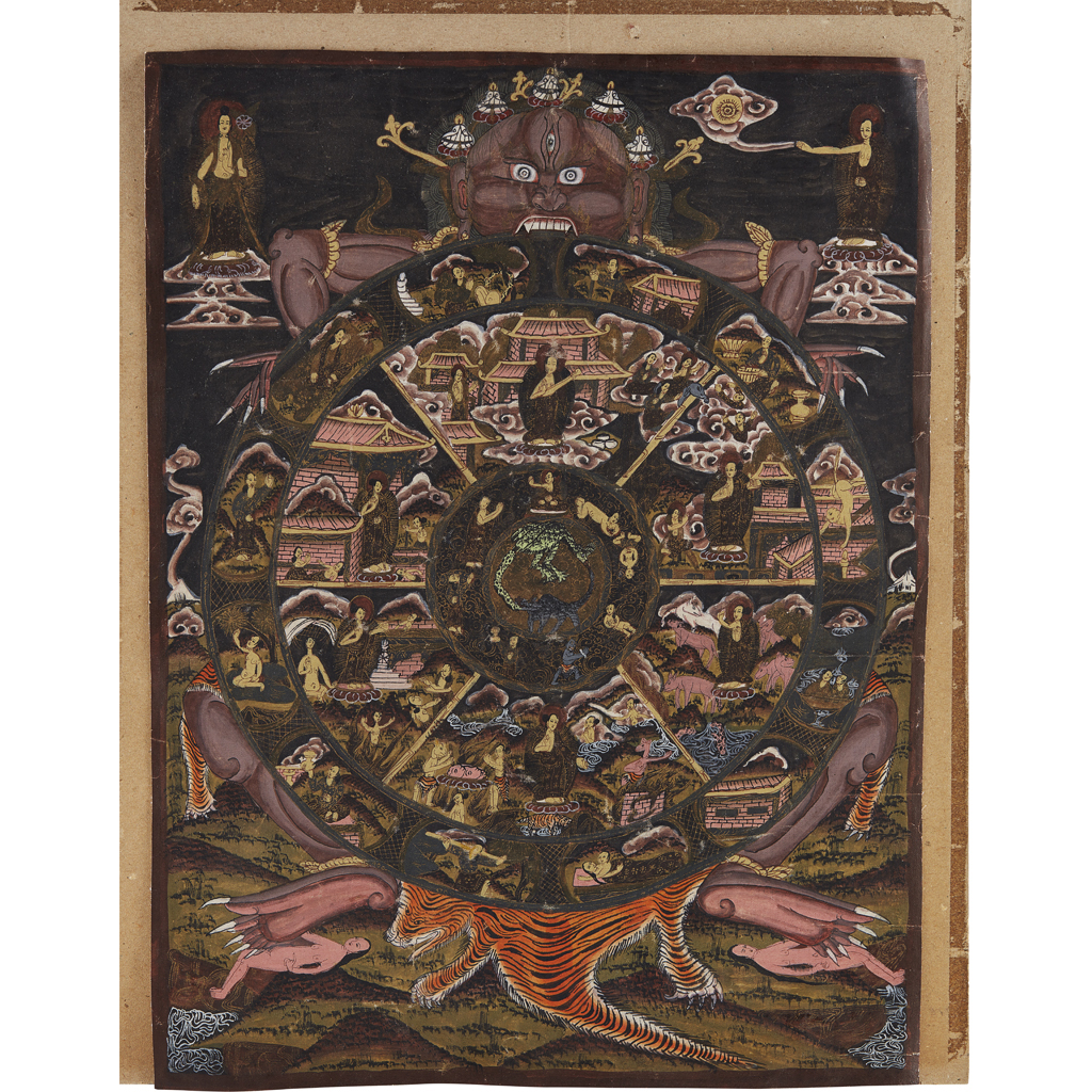 THANGKA OF BHAVACAKRA