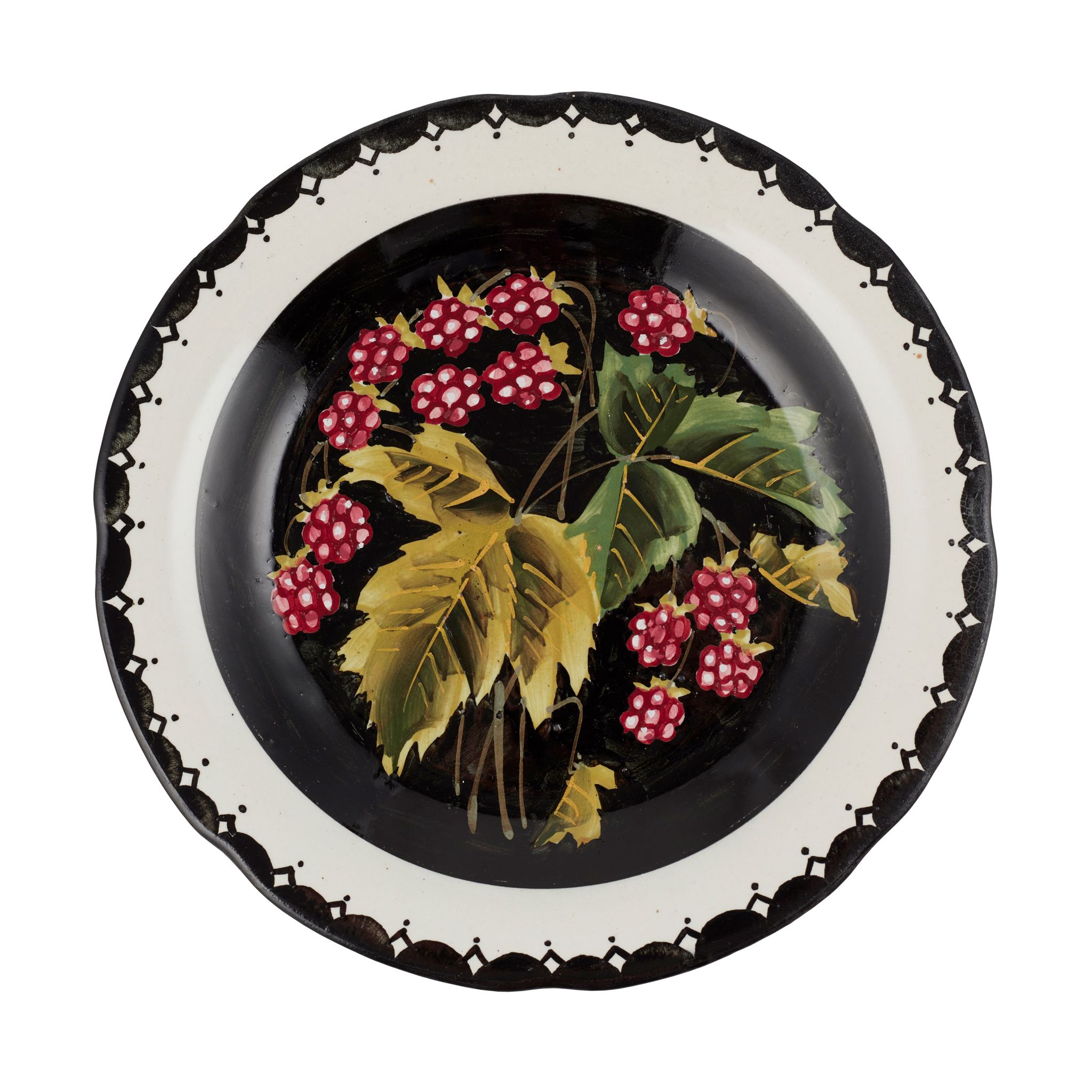 A WEMYSS WARE GORDON PLATE