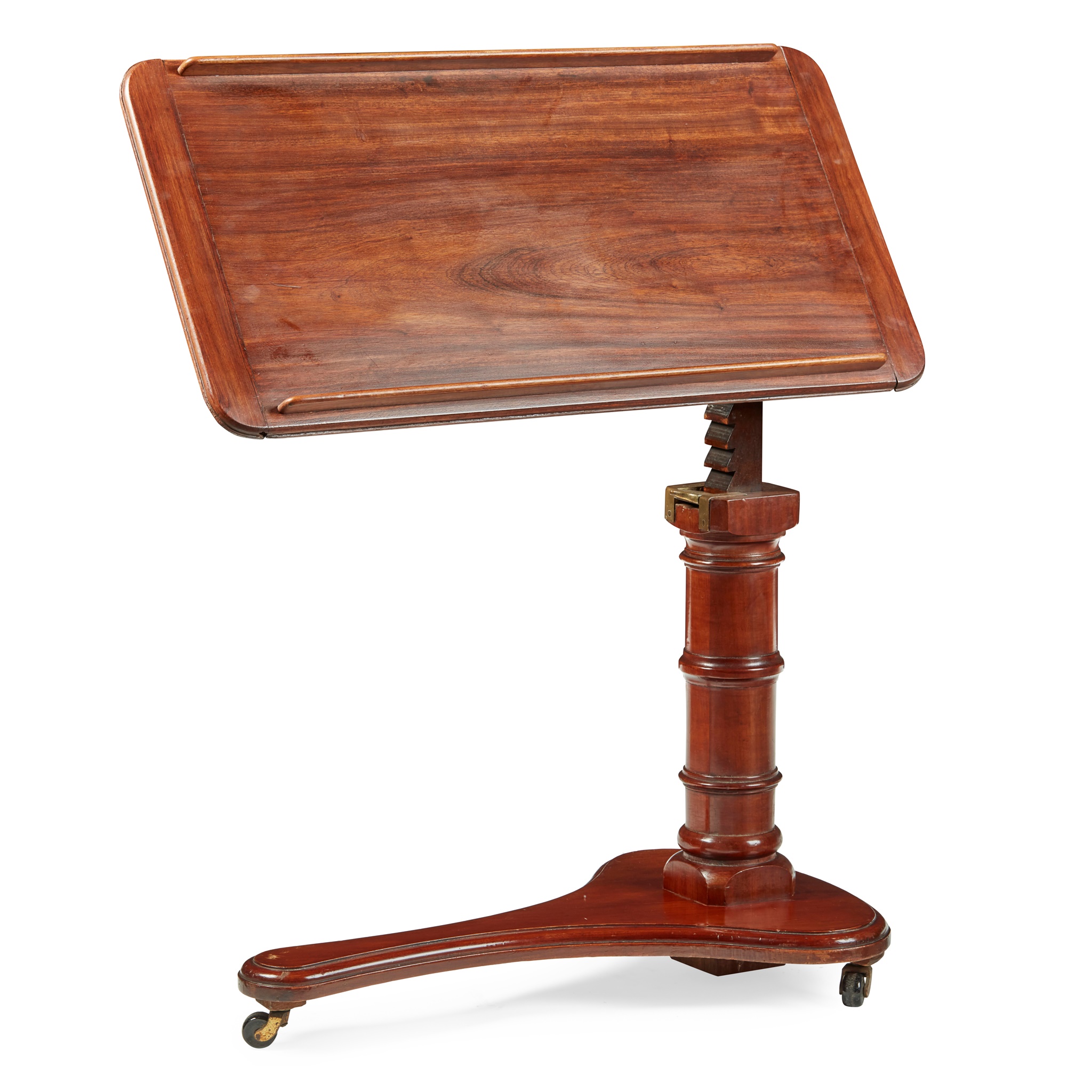EARLY VICTORIAN MAHOGANY READING STAND