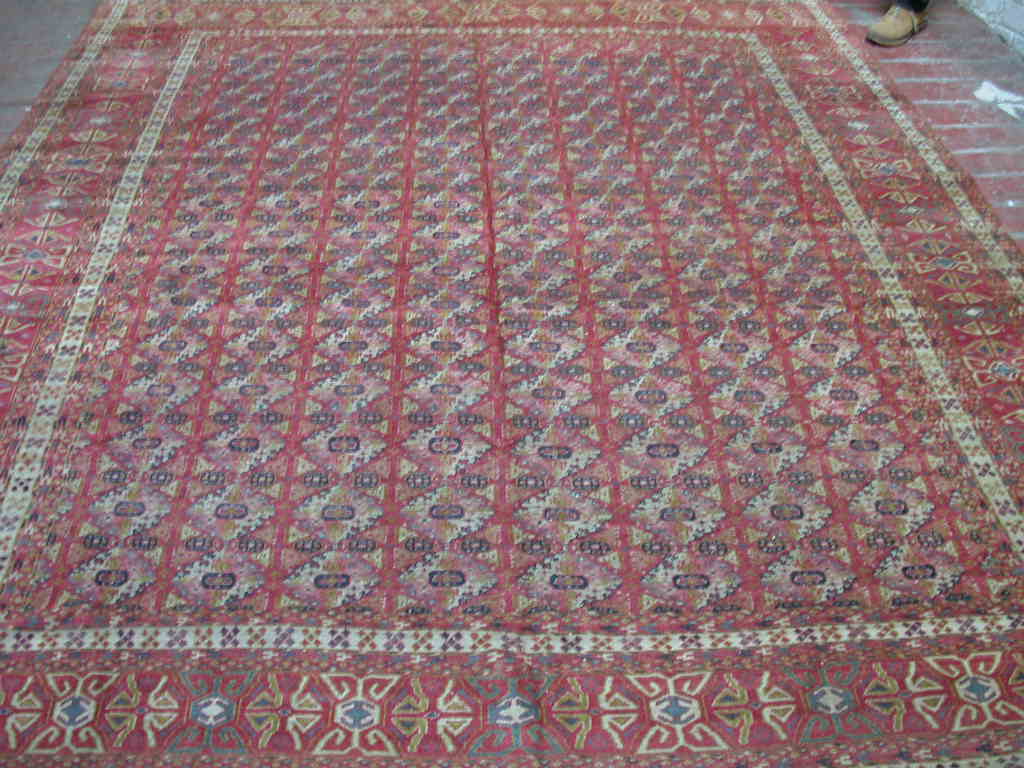 A Turkoman carpet,