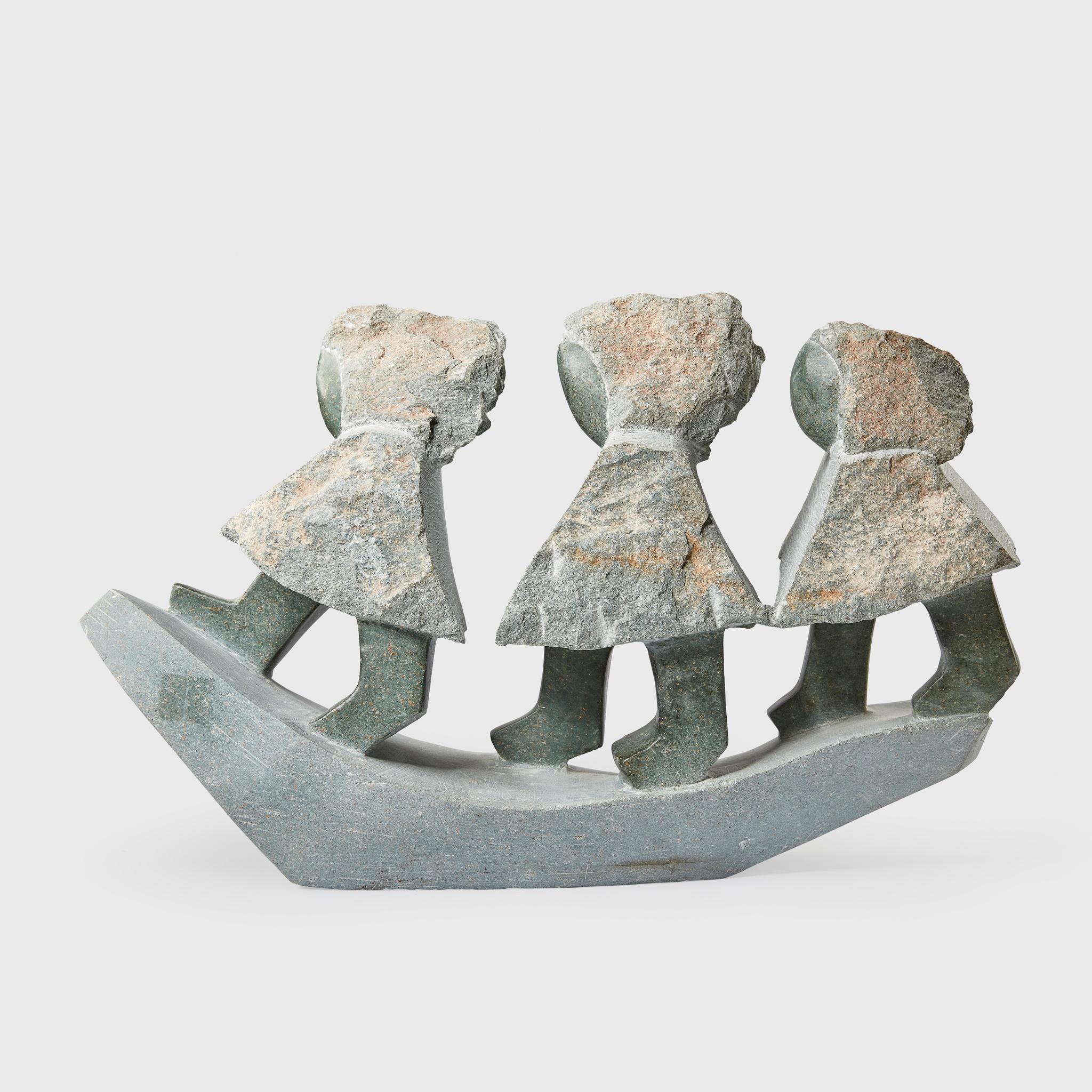 DOMINIC BENHURA (SHONA B.1968 -), THREE CHILDREN, 2001