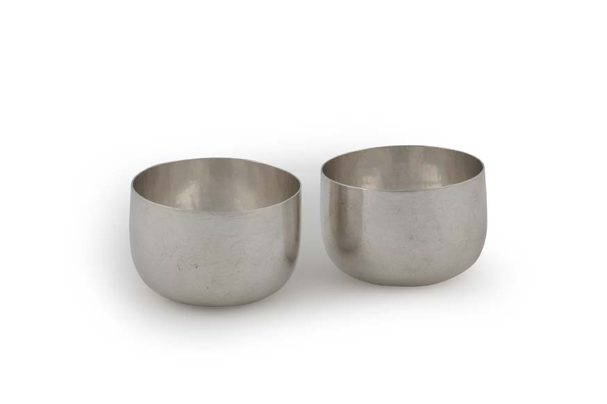 Glasgow - A rare pair of mid 18th century Scottish provincial tumbler cups