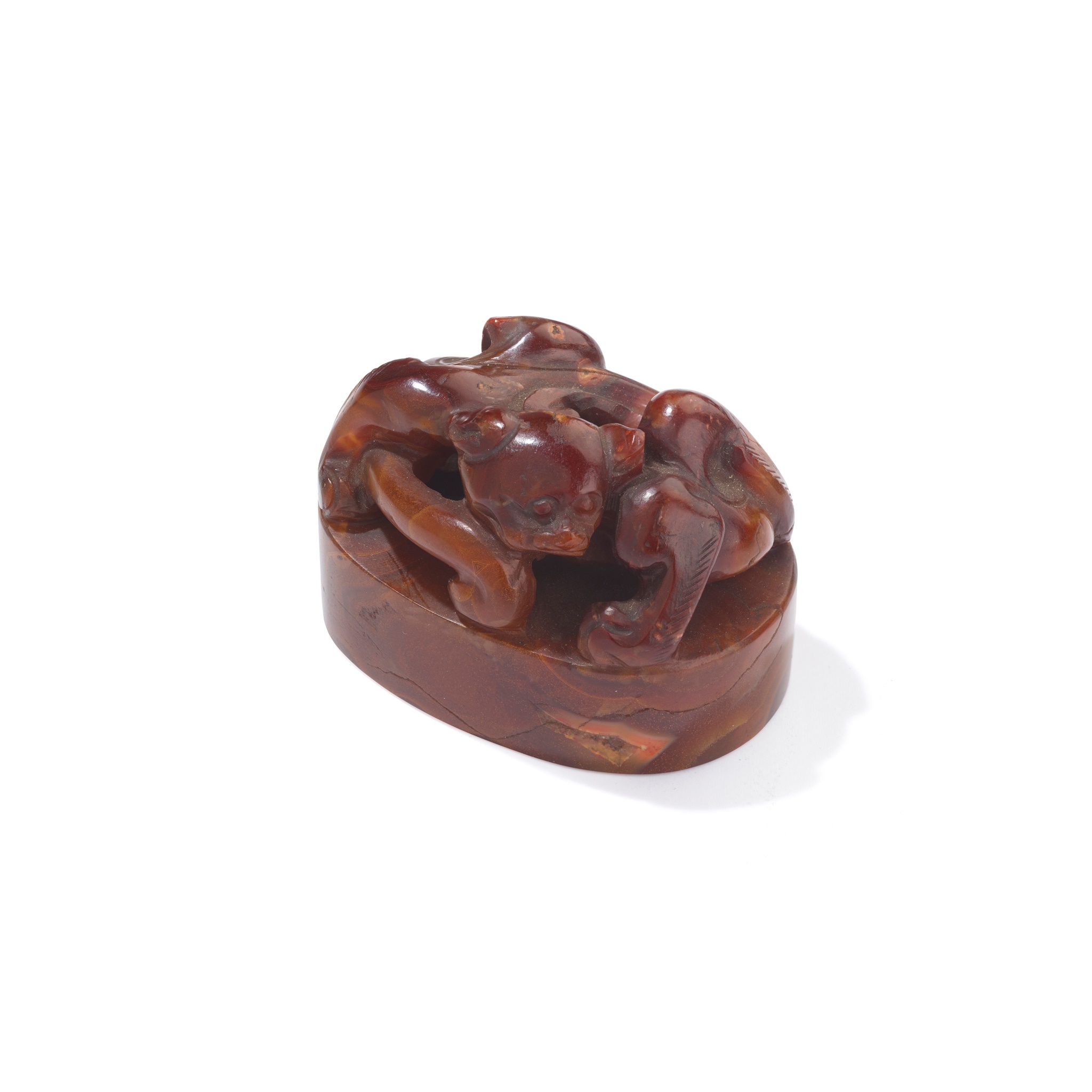SOAPSTONE 'CHI-DRAGON' SEAL